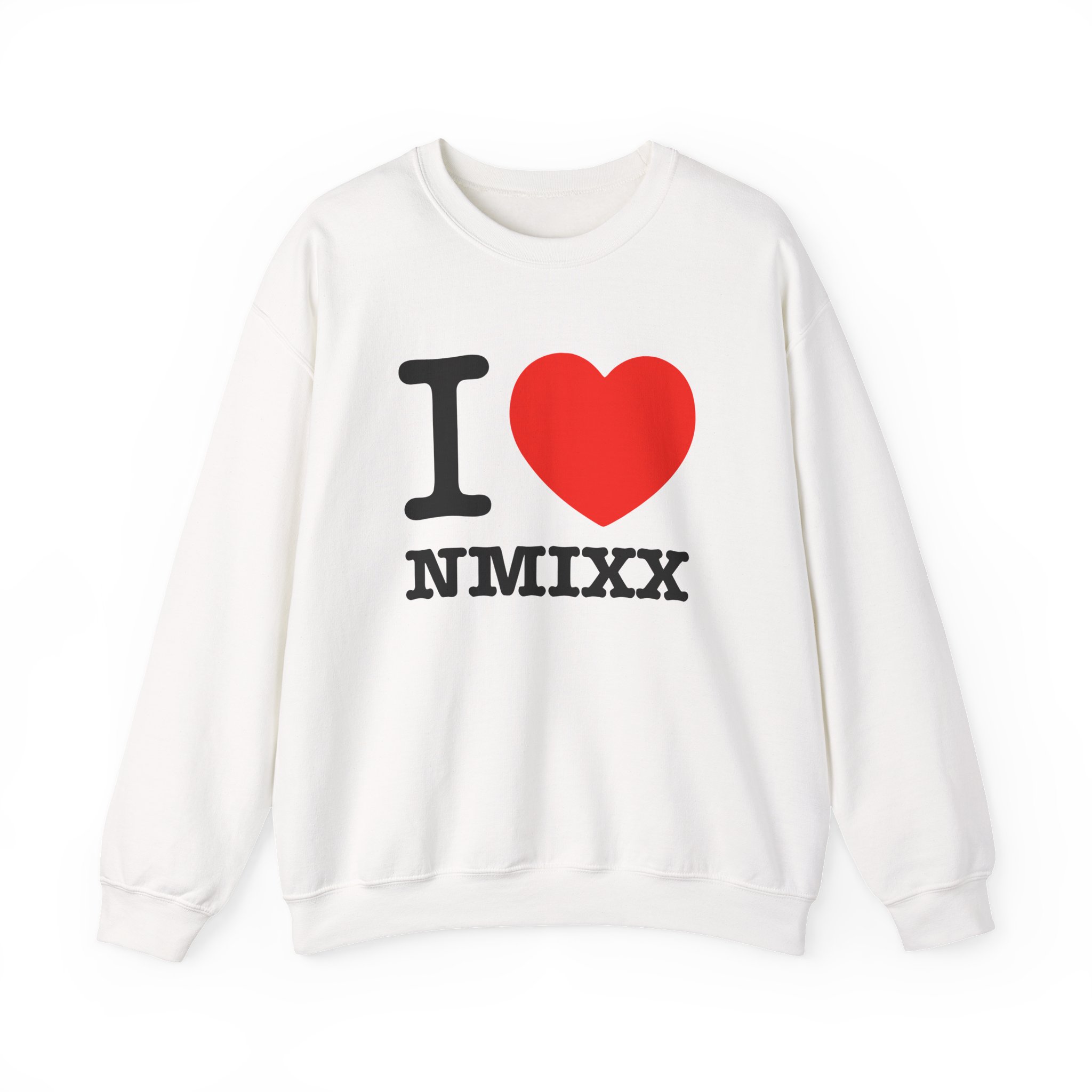 I Love Nmixx Unisex Heavy Blendâ„¢ Crewneck Sweatshirt