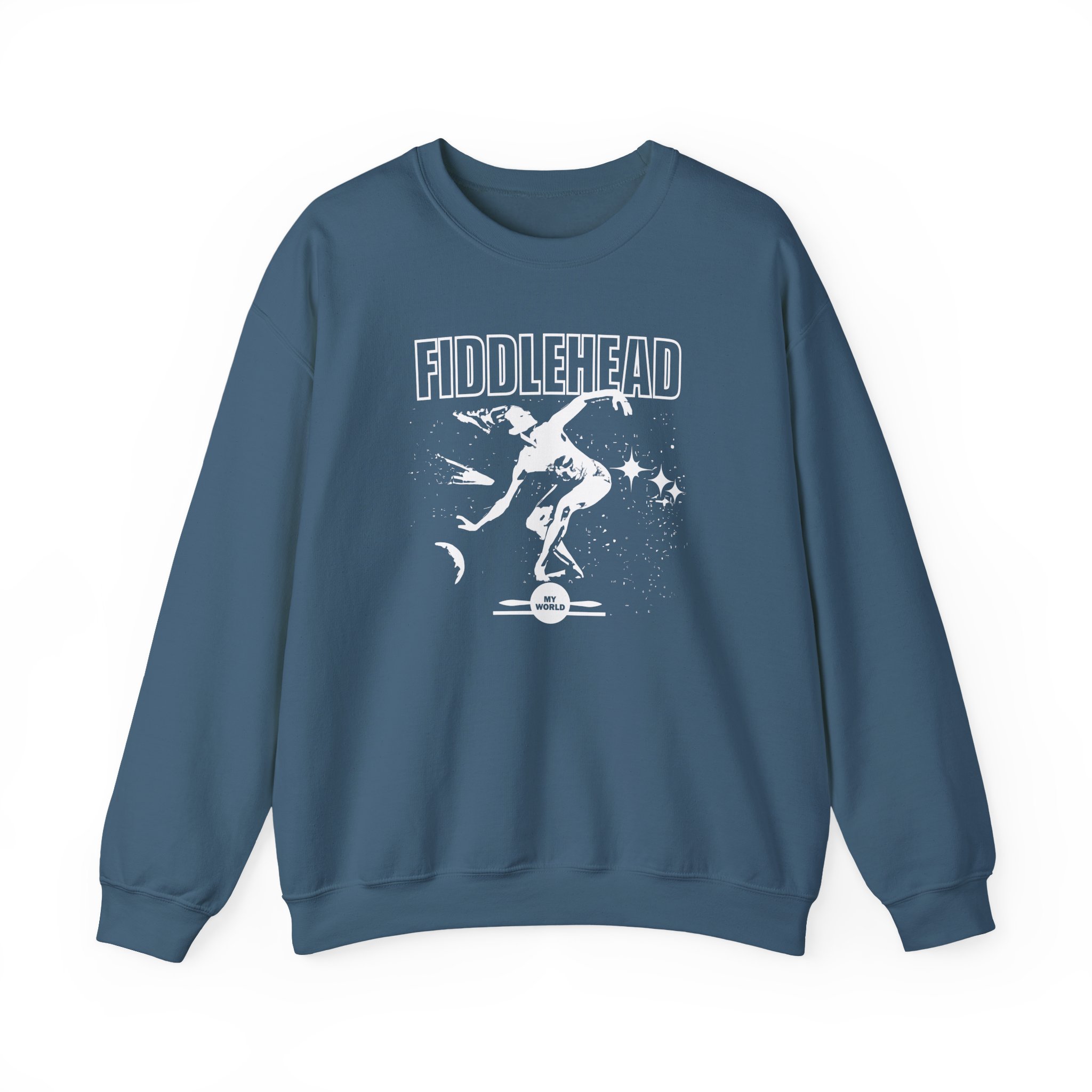 Fiddlehead My World Unisex Heavy Blendâ„¢ Crewneck Sweatshirt