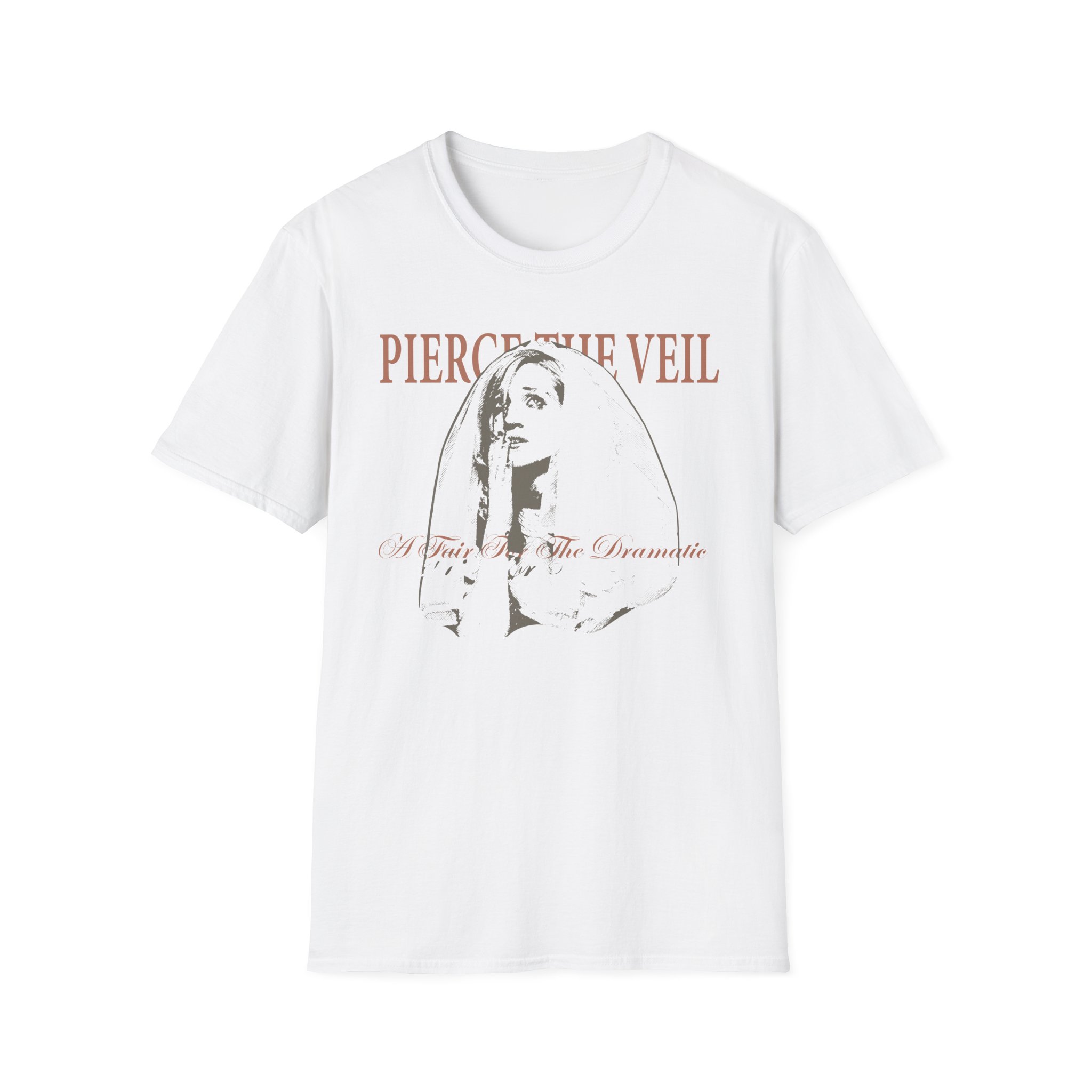 Pierce the Veil a Flair for the Dramatic Crying Bride Unisex Softstyle T-Shirt