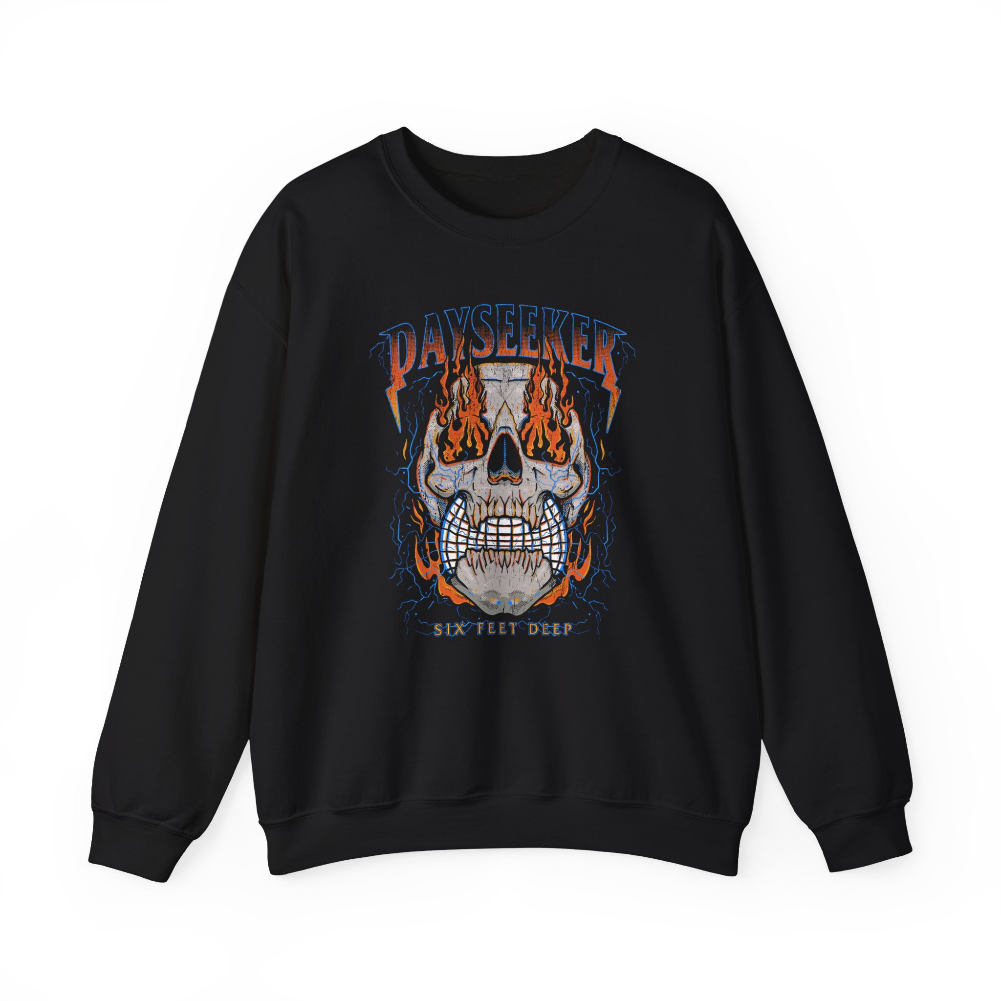 Dayseeker Six Feet Deep Unisex Heavy Blend Crewneck Sweatshirt