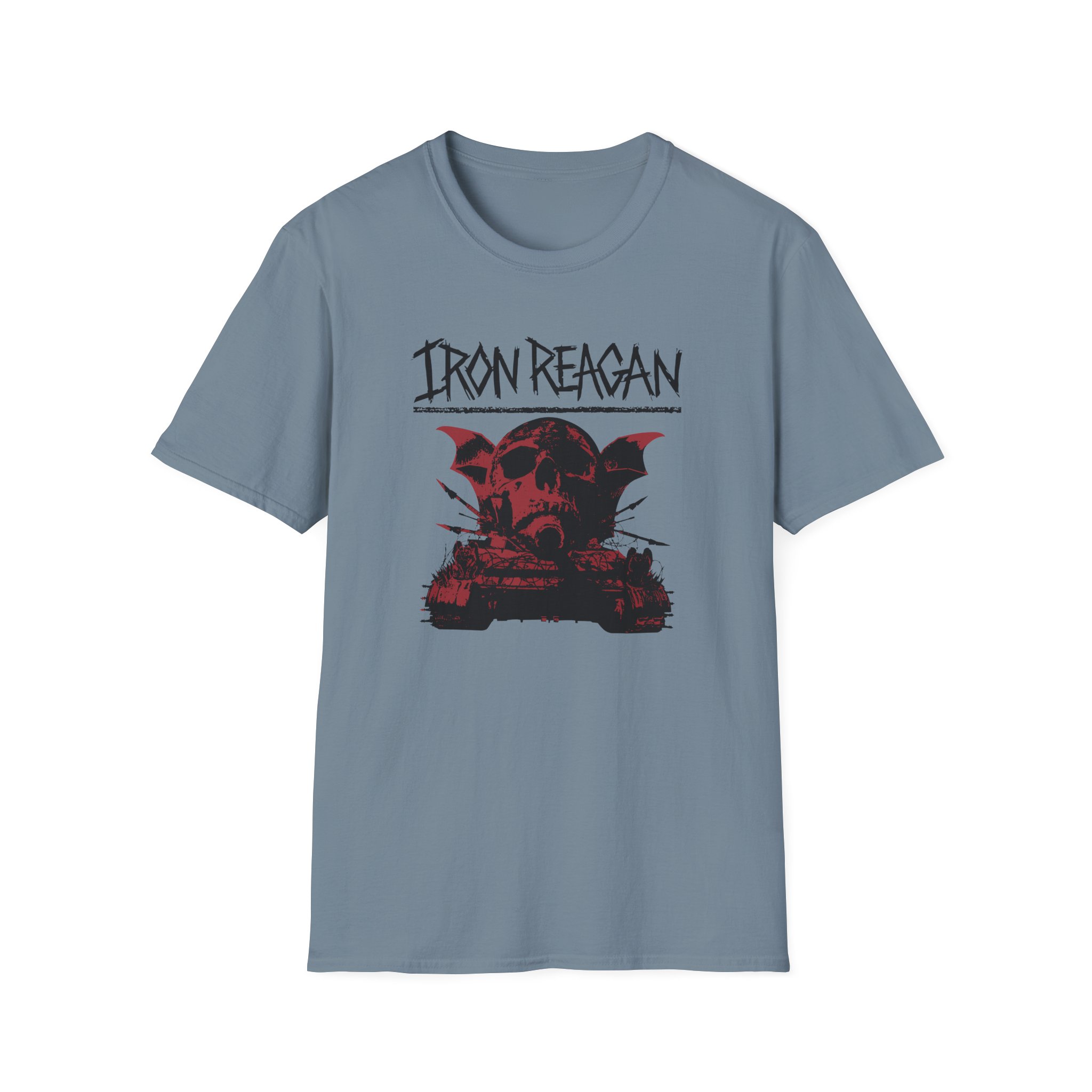 Iron Reagan Warning Unisex Softstyle T-Shirt