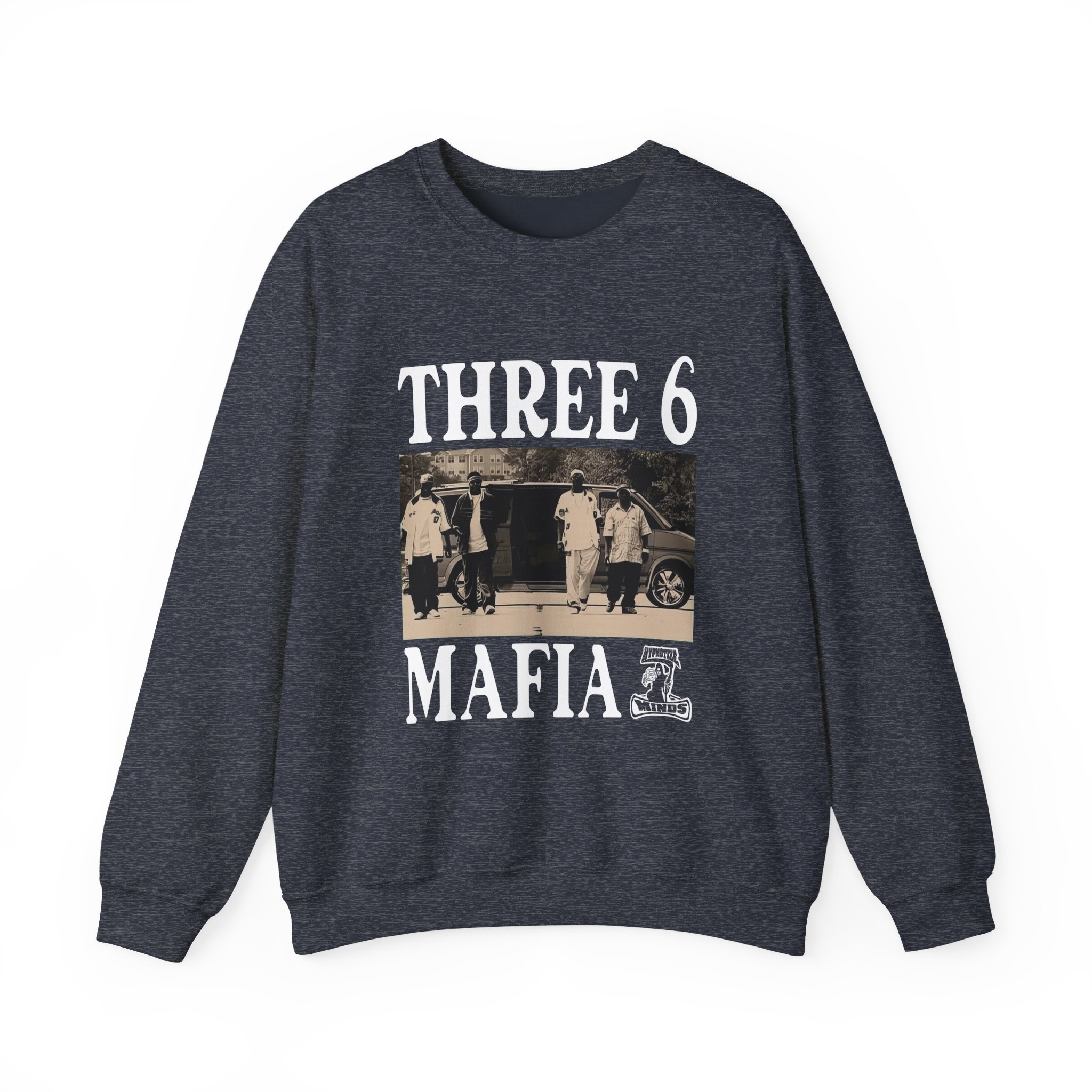 Three 6 Mafia Ridin Spinners Unisex Heavy Blendâ„¢ Crewneck Sweatshirt