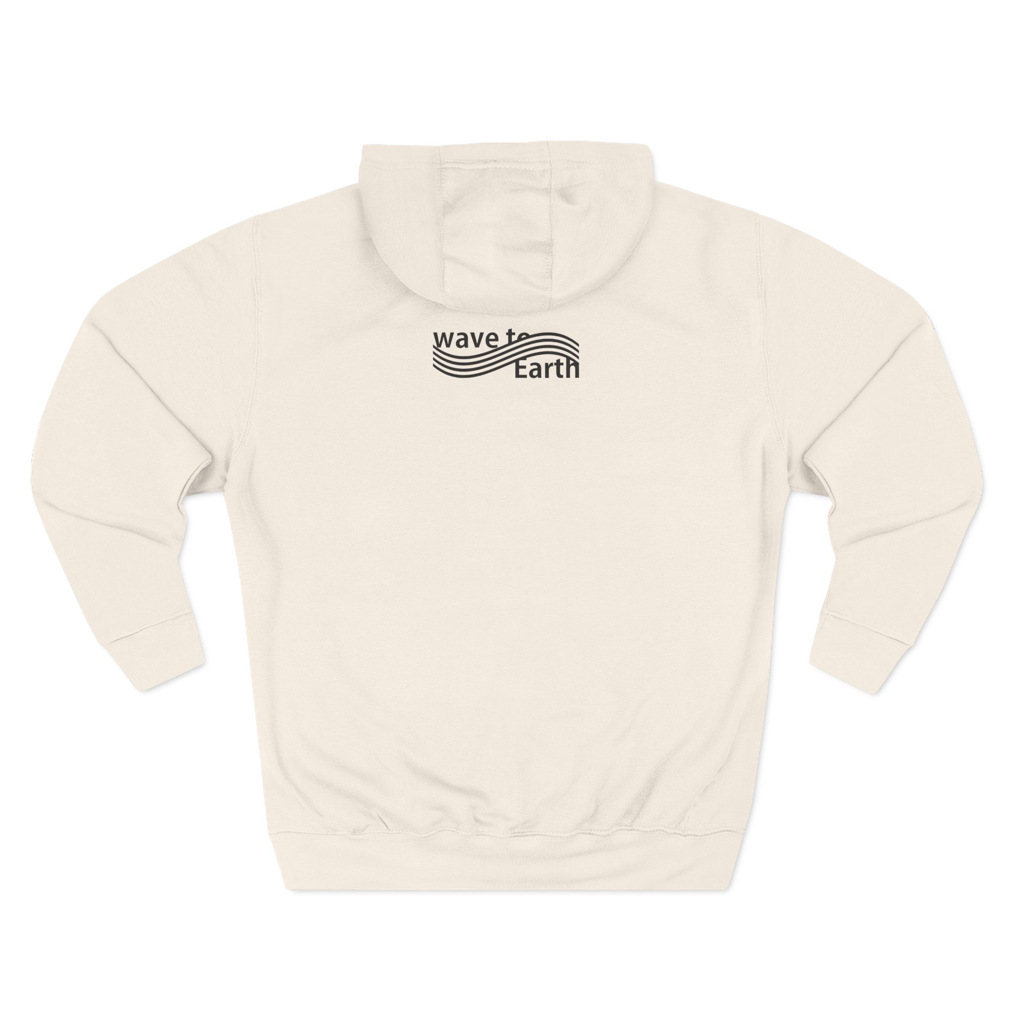 Wave to Earth Three-Panel Fleece Hoodie
