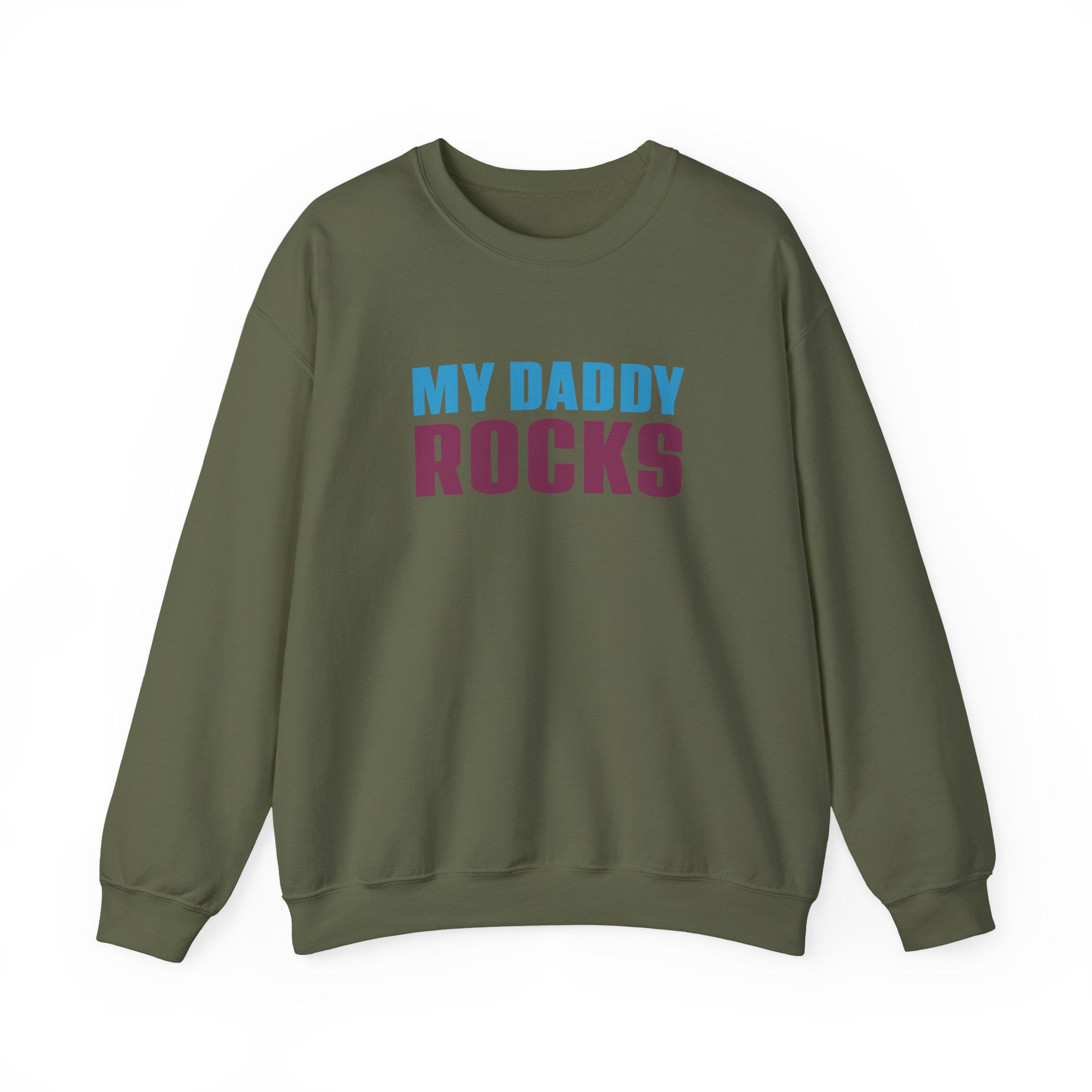 JLS My Daddy Rocks Unisex Heavy Blendâ„¢ Crewneck Sweatshirt
