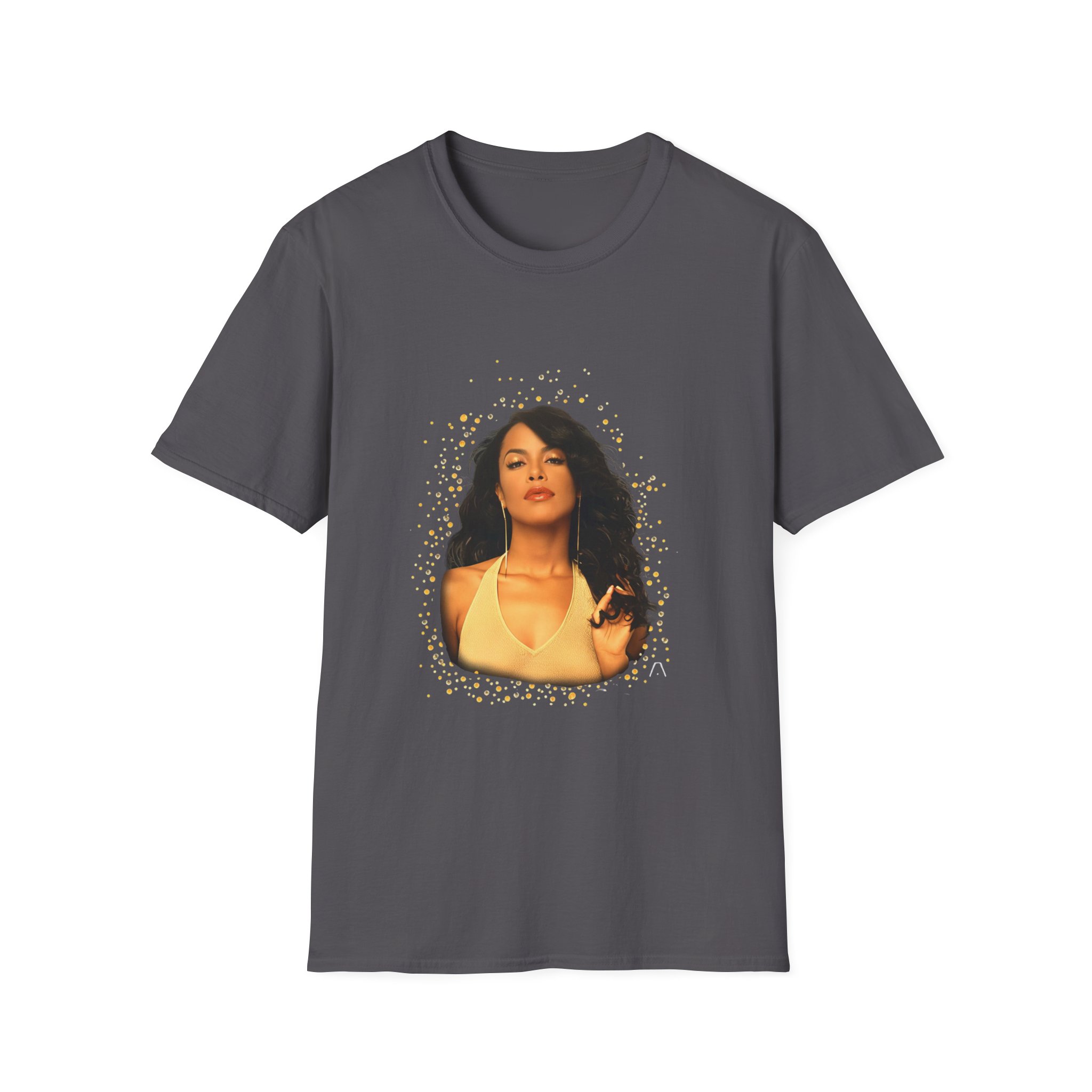 Aaliyah Self Titled Portrait Unisex Softstyle T-Shirt