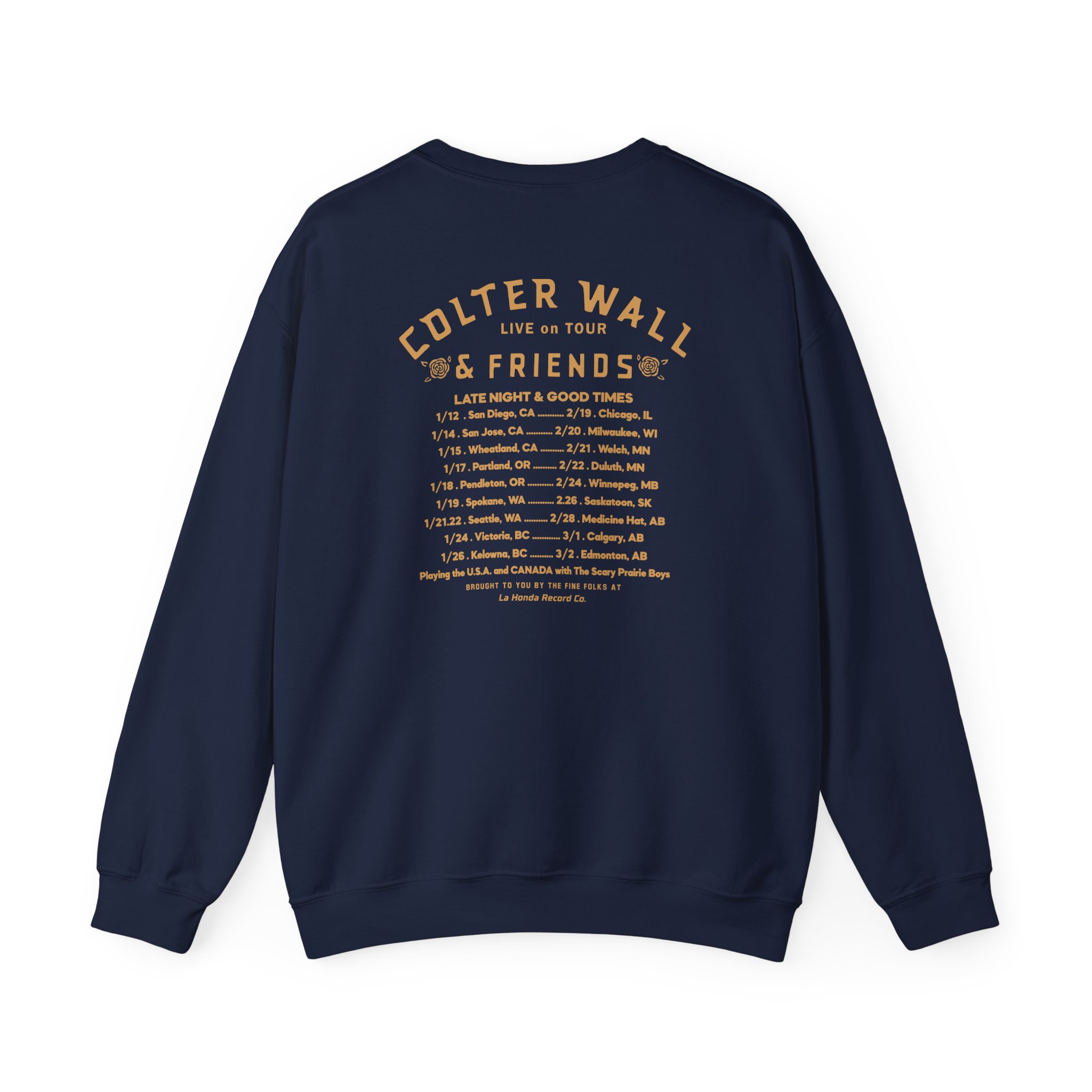 Colter Wall & Friends In Concert Unisex Heavy Blendâ„¢ Crewneck Sweatshirt