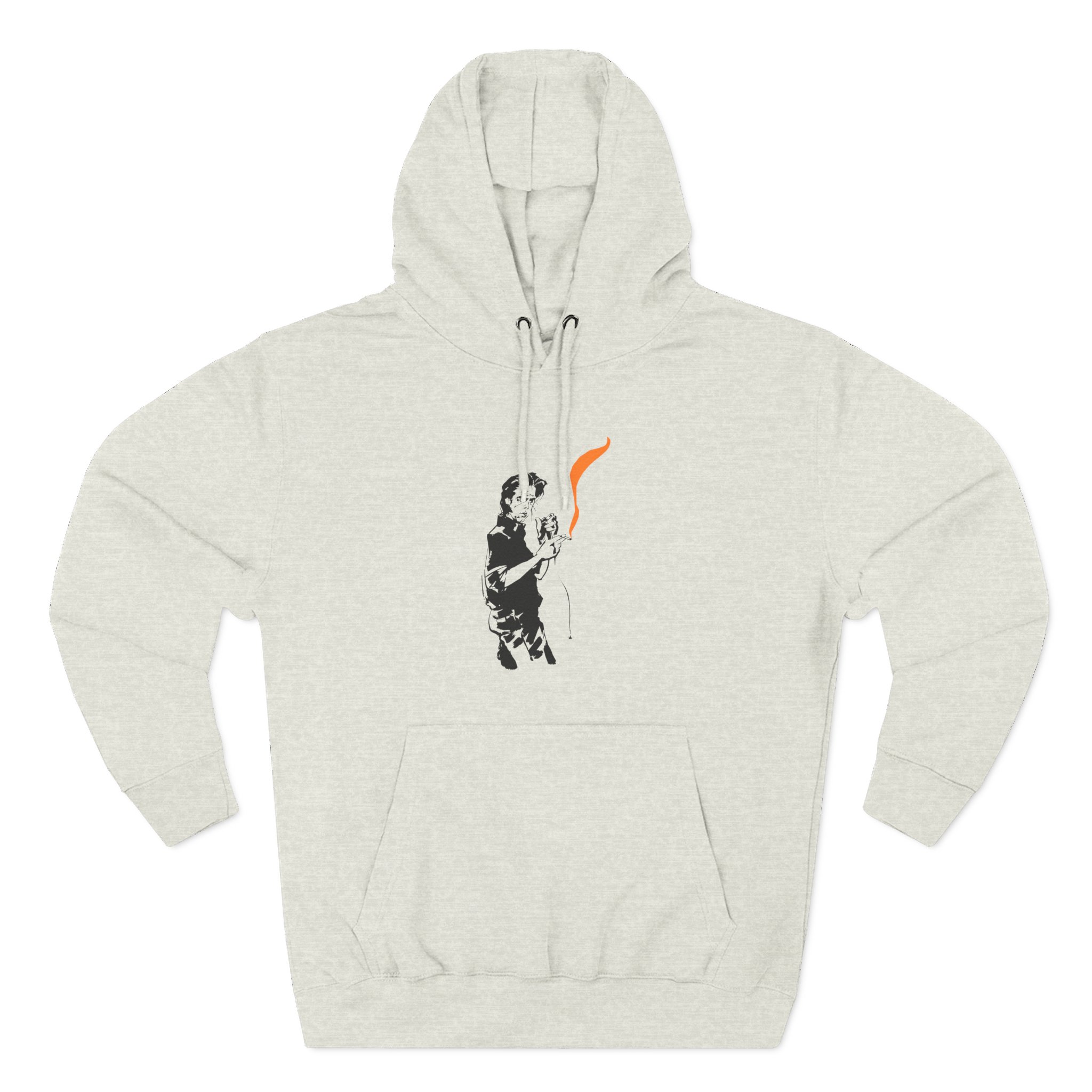 Nick Cave Smoking Three-Panel Fleece Hoodie