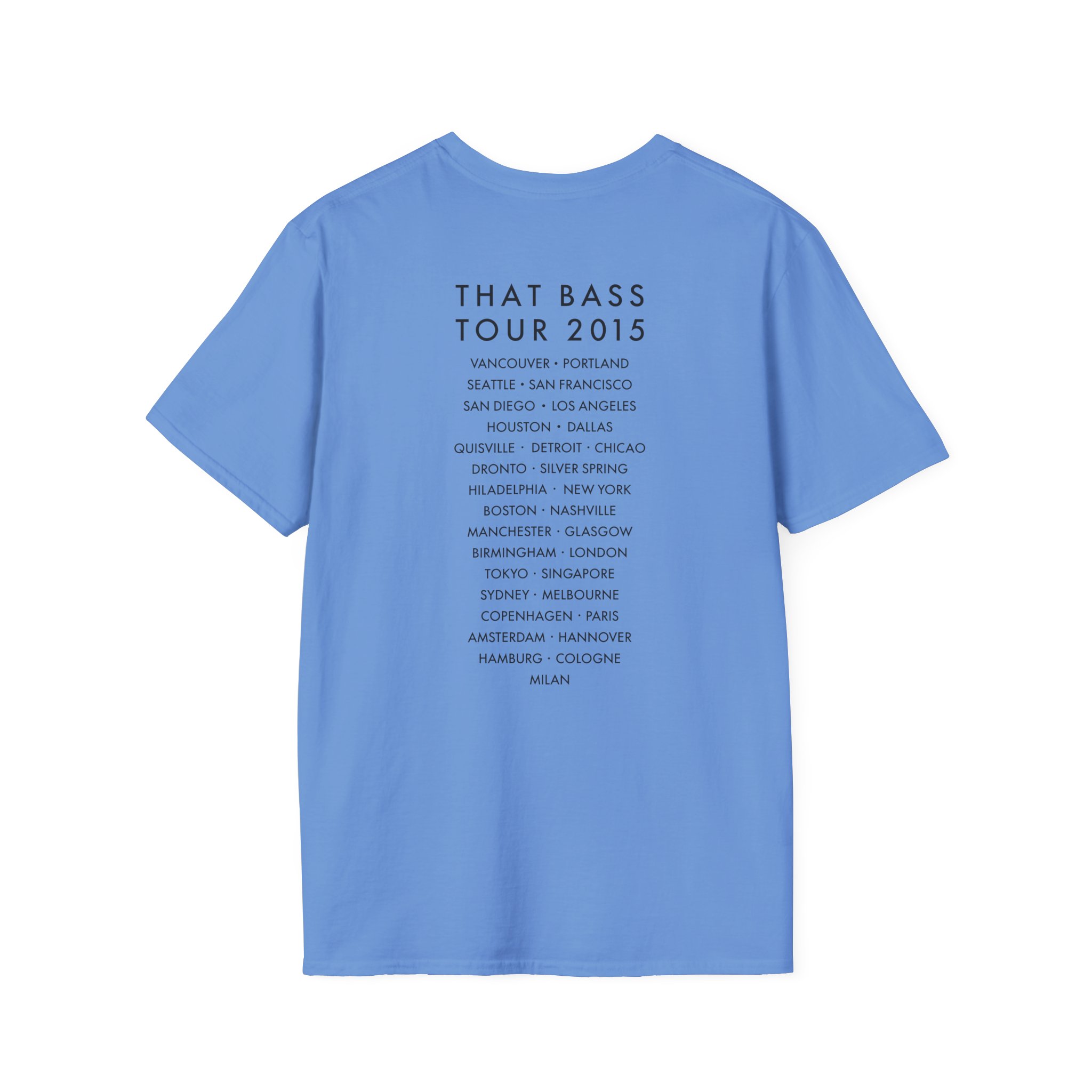 Meghan Trainor Title Pose Turquoise Unisex Softstyle T-Shirt