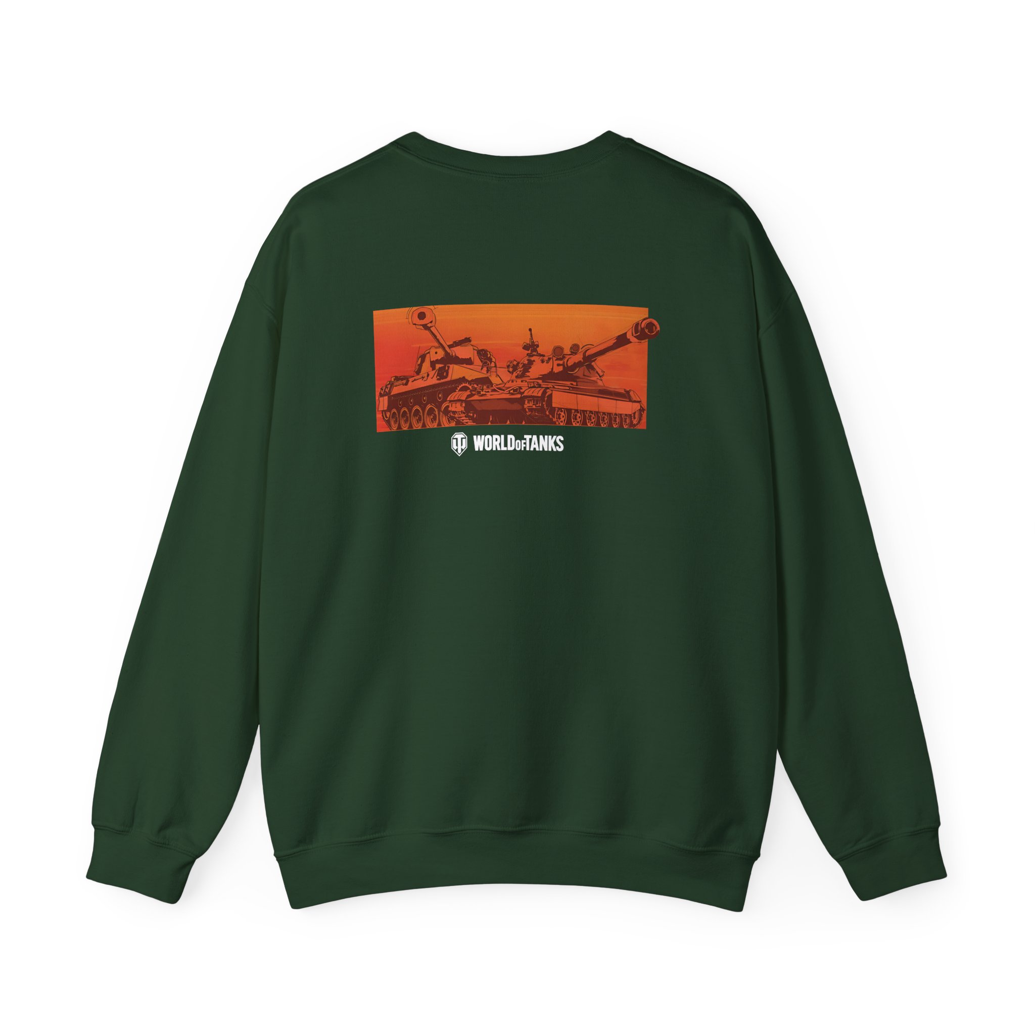 World of Tank Orange Sky Unisex Heavy Blendâ„¢ Crewneck Sweatshirt