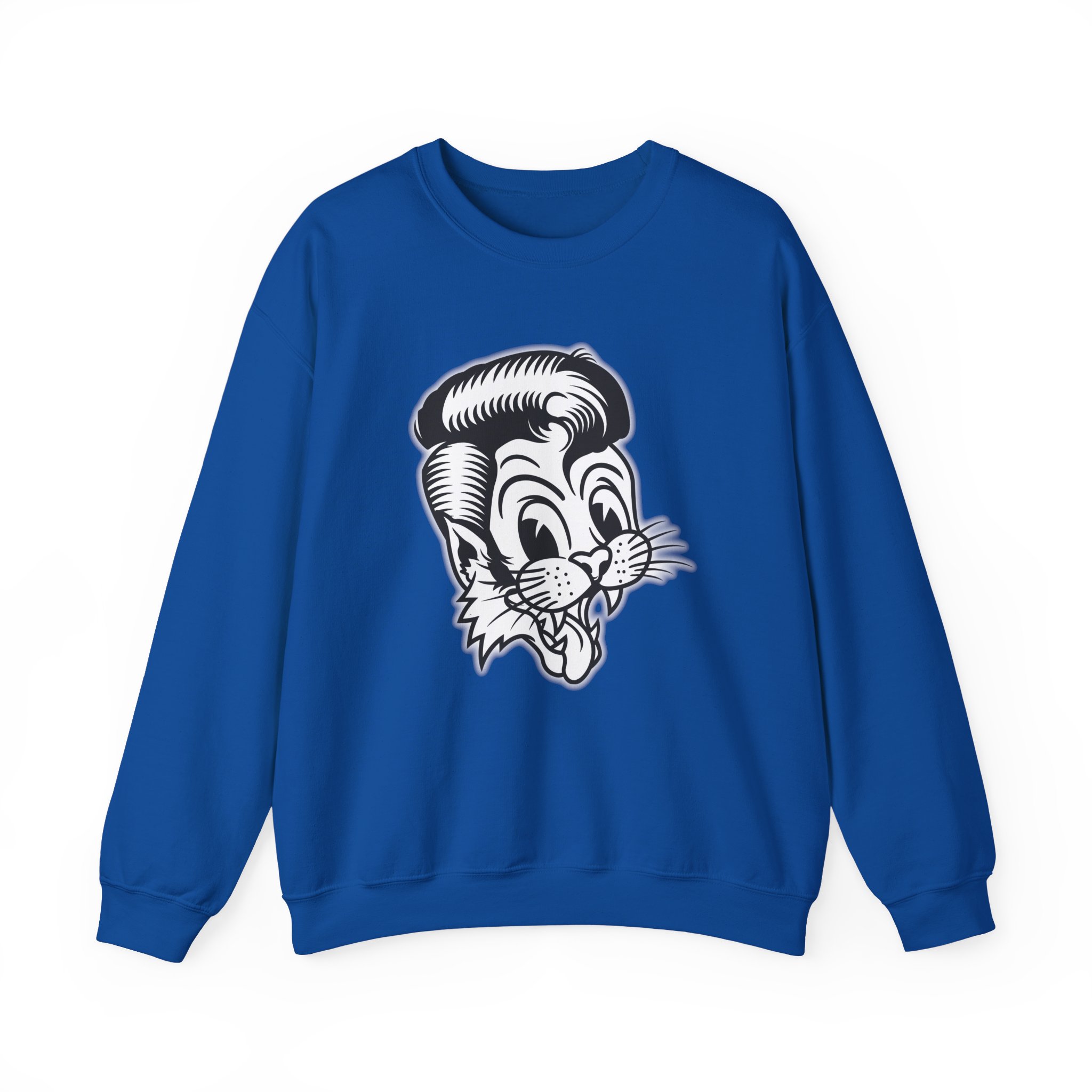 Stray Cats Metallic Cat Unisex Heavy Blendâ„¢ Crewneck Sweatshirt