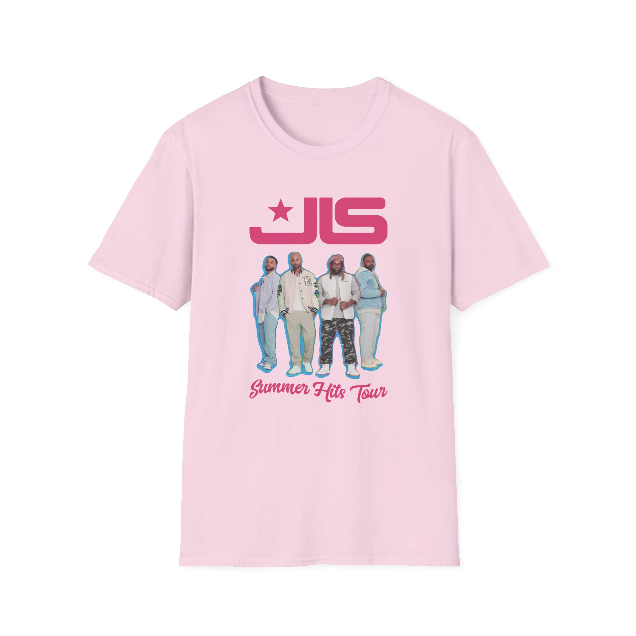 JLS Summer Hits Tour Unisex Softstyle T-Shirt