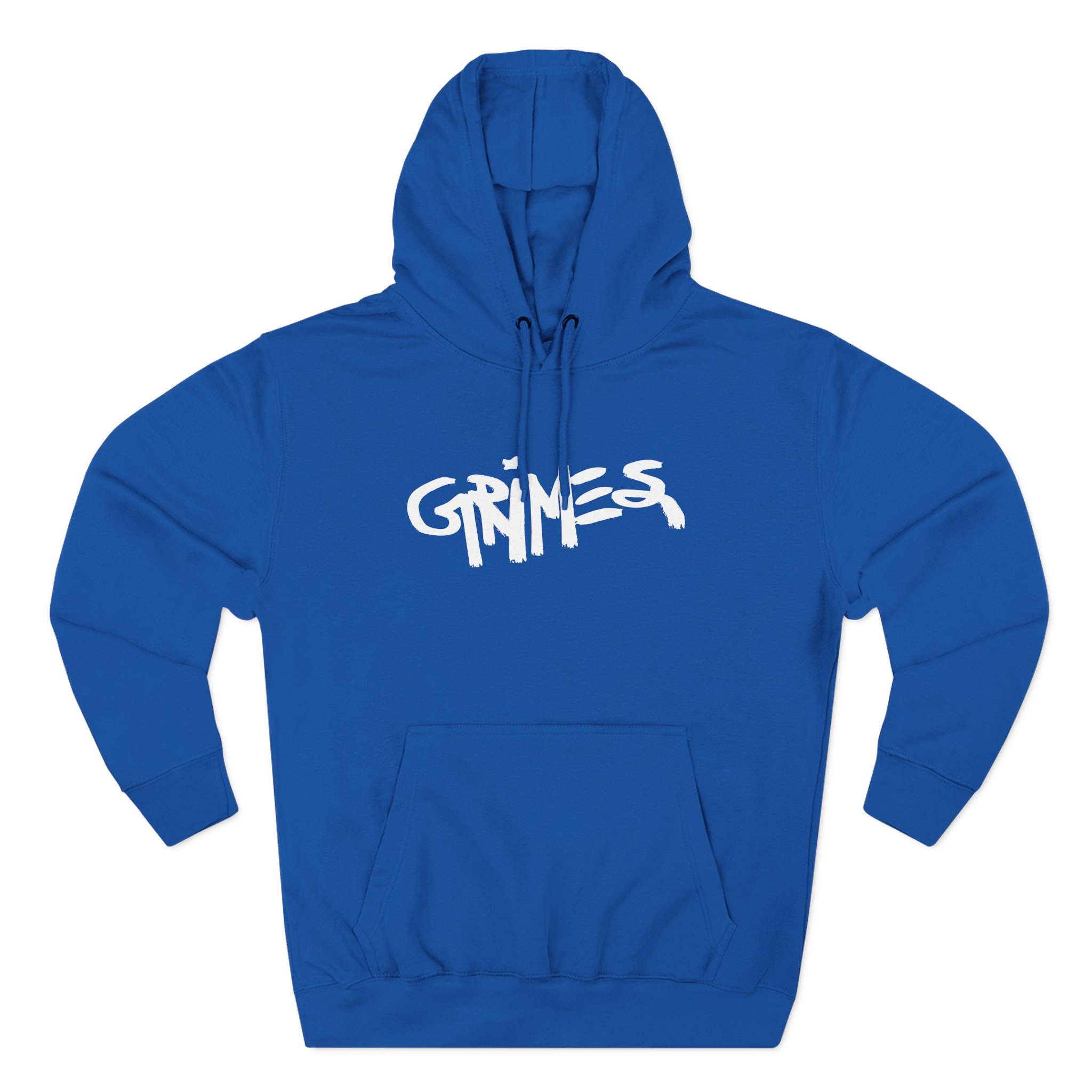 Grimes Logo Three-panel Fleece Hoodie
