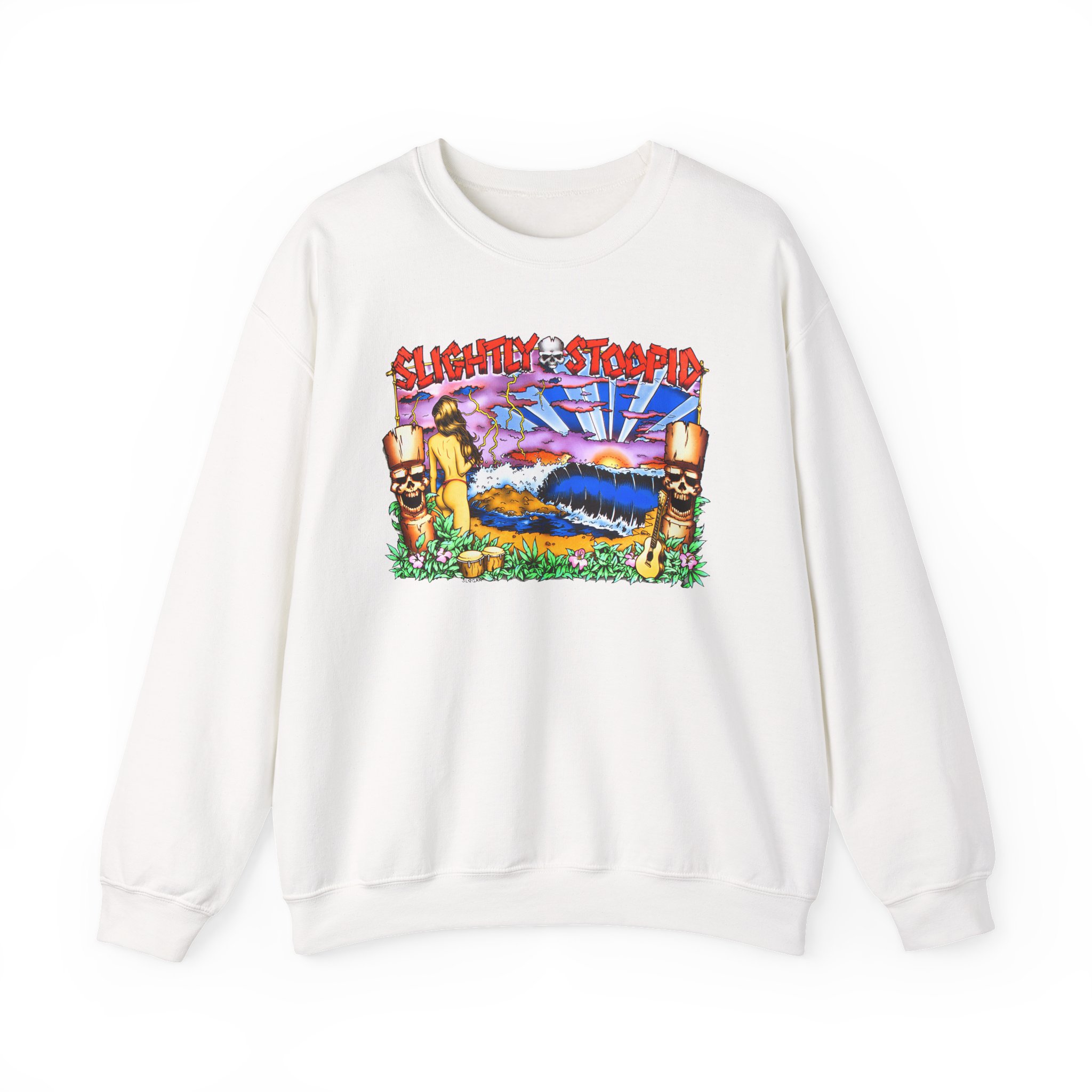 Slightly Stoopid Tiki Unisex Heavy Blendâ„¢ Crewneck Sweatshirt
