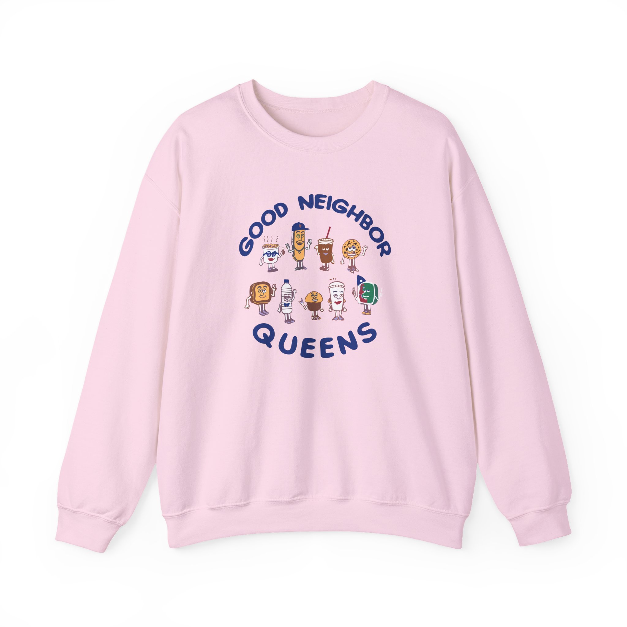 Good Neighbours Queens LS Unisex Heavy Blendâ„¢ Crewneck Sweatshirt