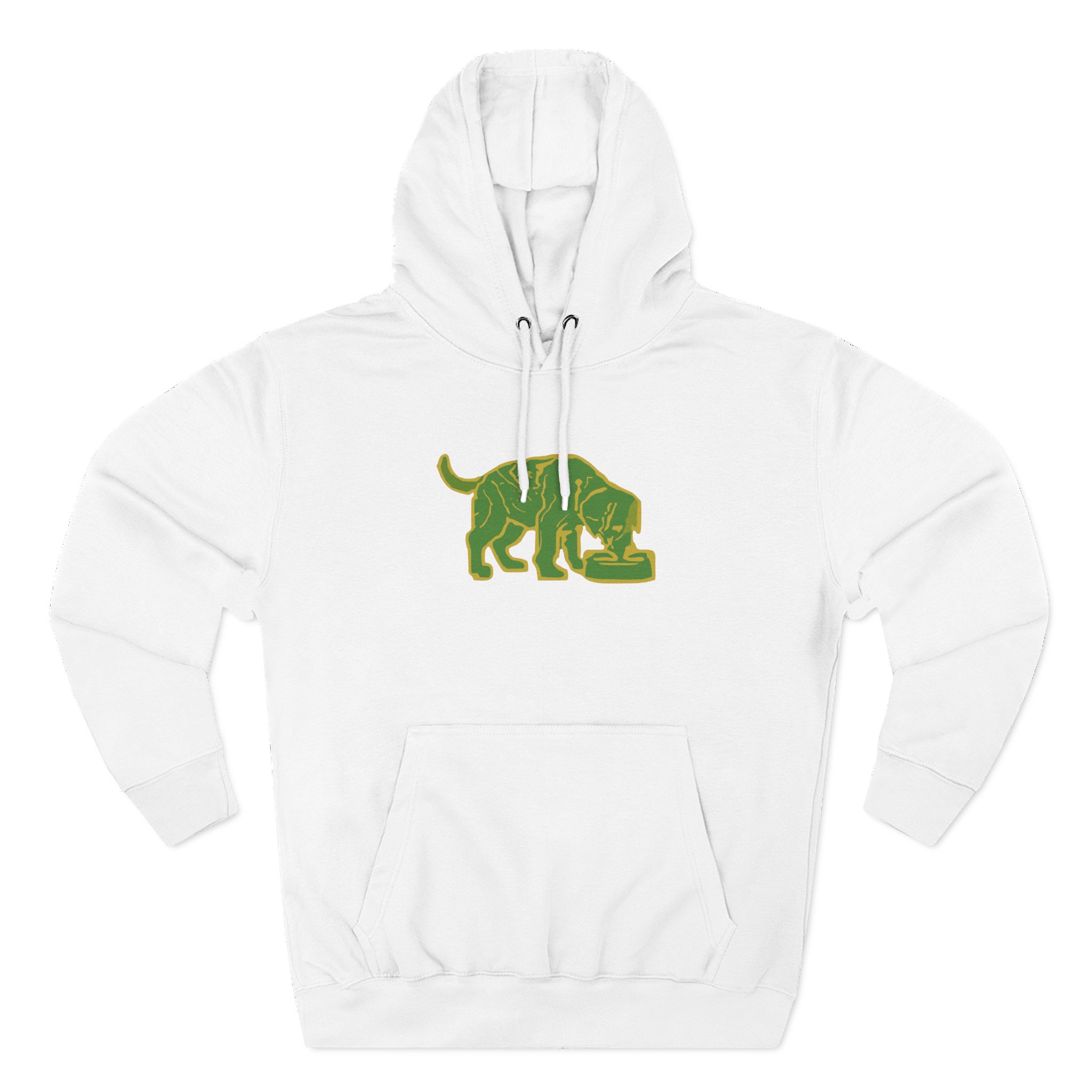 Niko B Green Pixel Dog Three-panel Fleece Hoodie