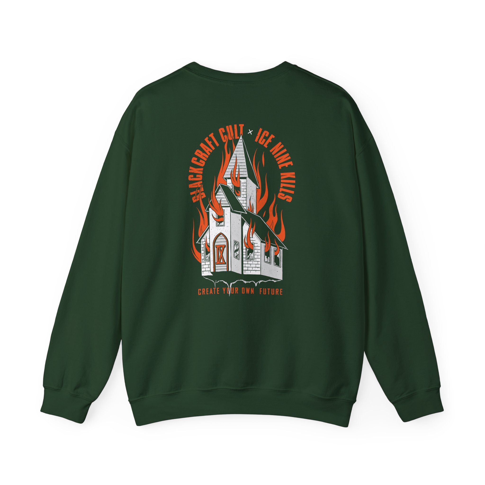 Ice Nine Kills Ink Burning Church Unisex Heavy Blendâ„¢ Crewneck Sweatshirt