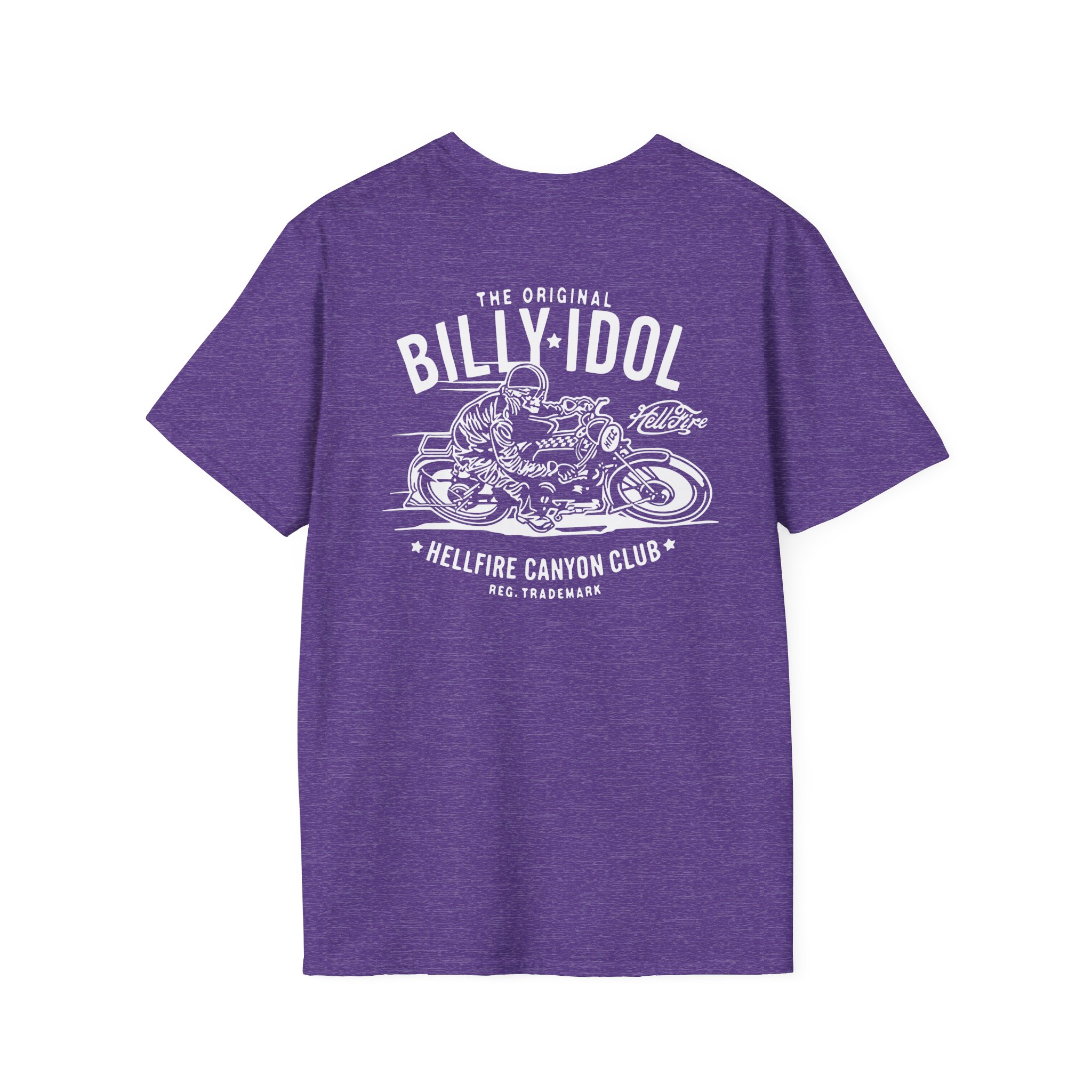 Billy Idol the Original Hellfire Canyon Club Unisex Softstyle T-Shirt