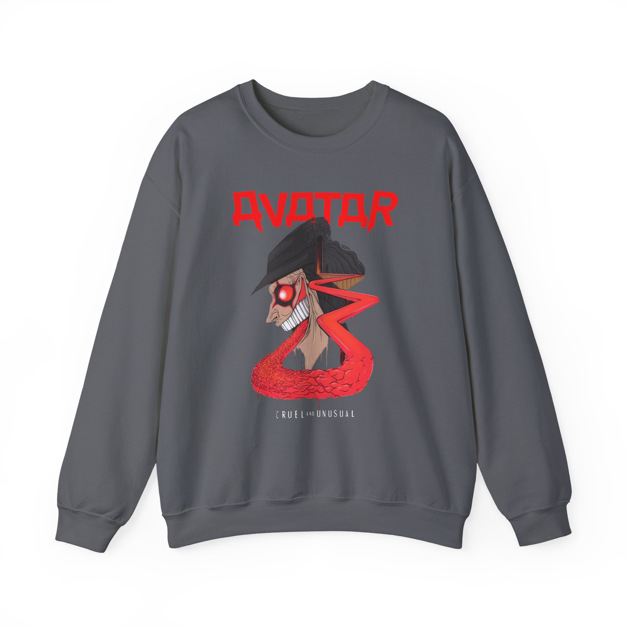 Avatar Band Cruel and Unusual Unisex Heavy Blendâ„¢ Crewneck Sweatshirt