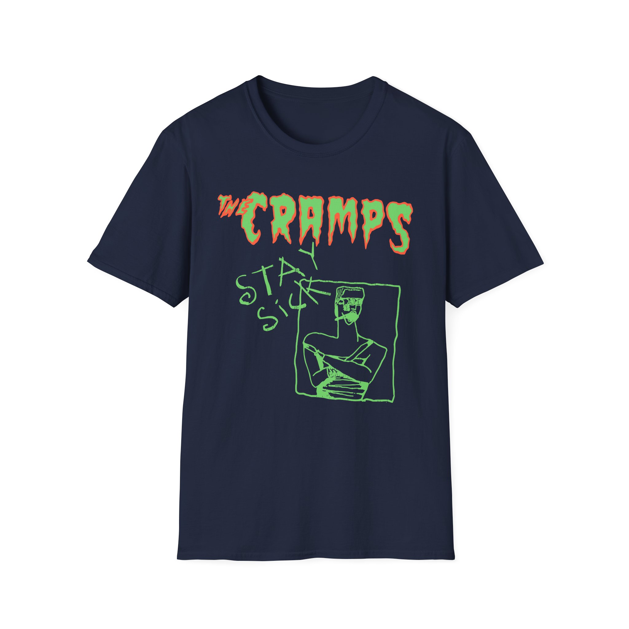 The Cramps Stay Sick Unisex Softstyle T-Shirt