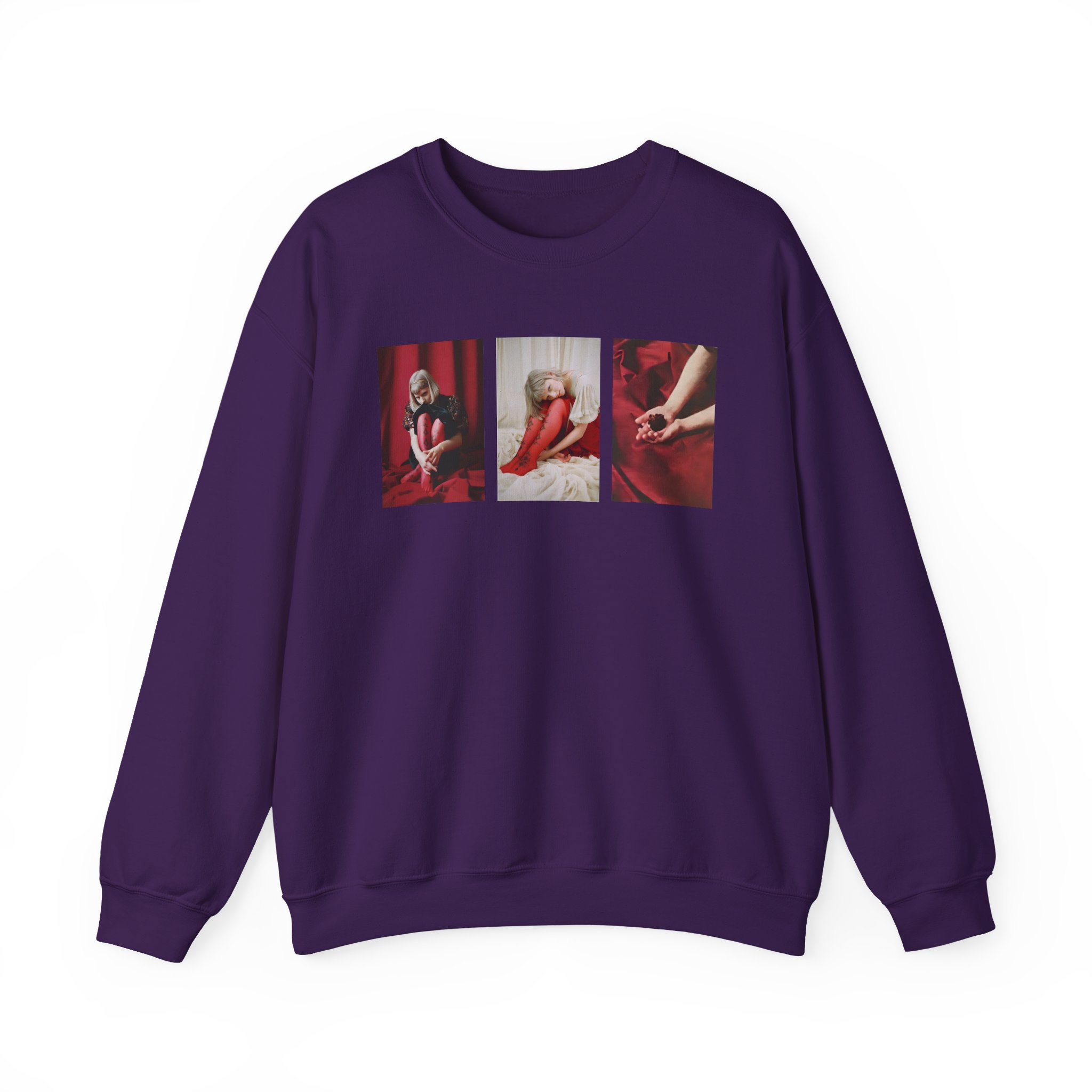 Aurora Triptich Album Art Ecru Unisex Heavy Blendâ„¢ Crewneck Sweatshirt