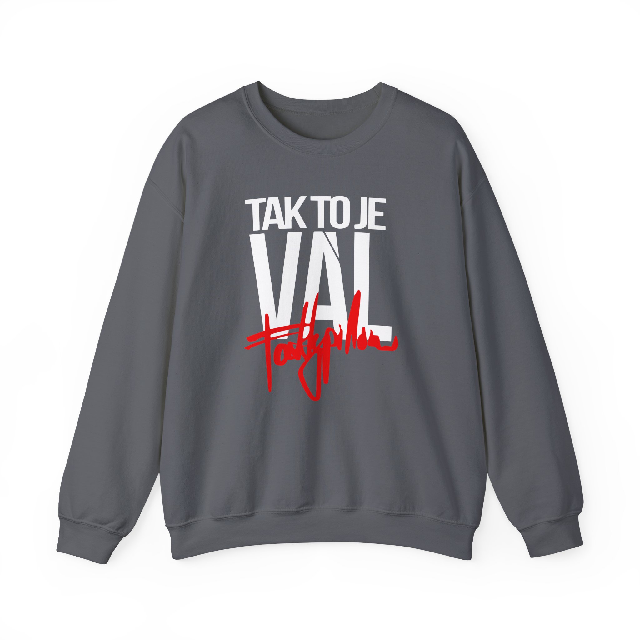 Fattypillow Tak to Je Val Unisex Heavy Blendâ„¢ Crewneck Sweatshirt