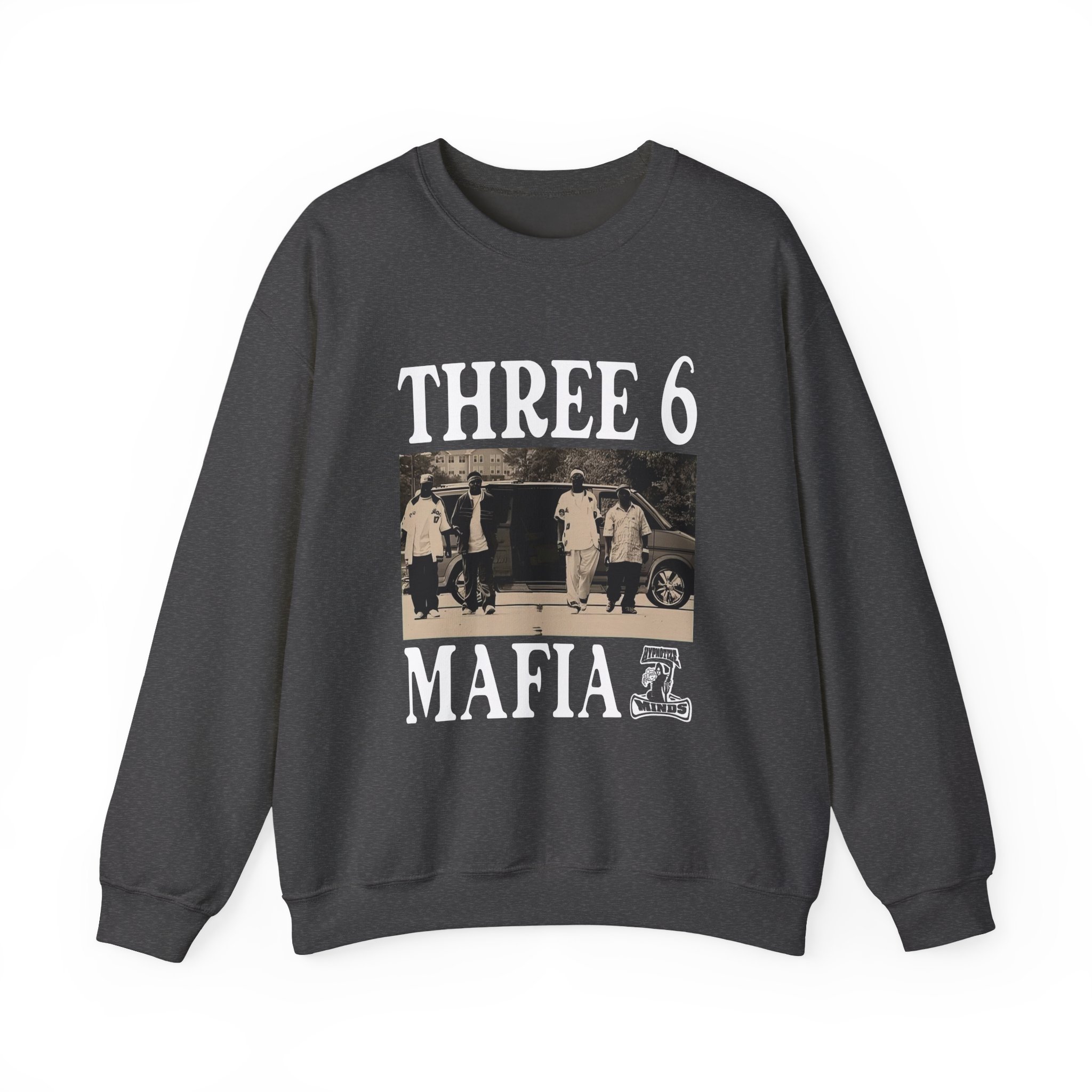 Three 6 Mafia Ridin Spinners Unisex Heavy Blendâ„¢ Crewneck Sweatshirt