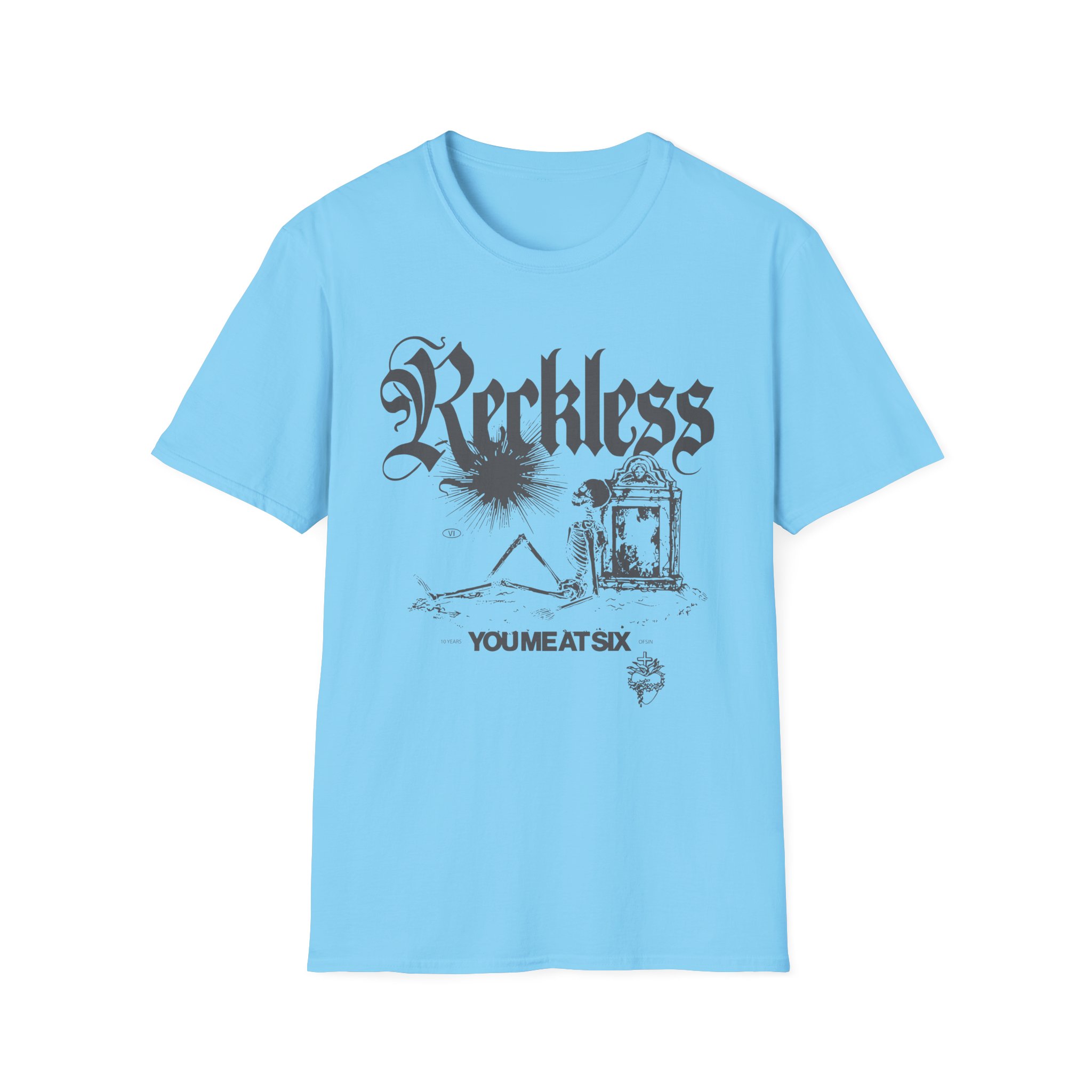 You Me at Six Reckless Unisex Softstyle T-Shirt