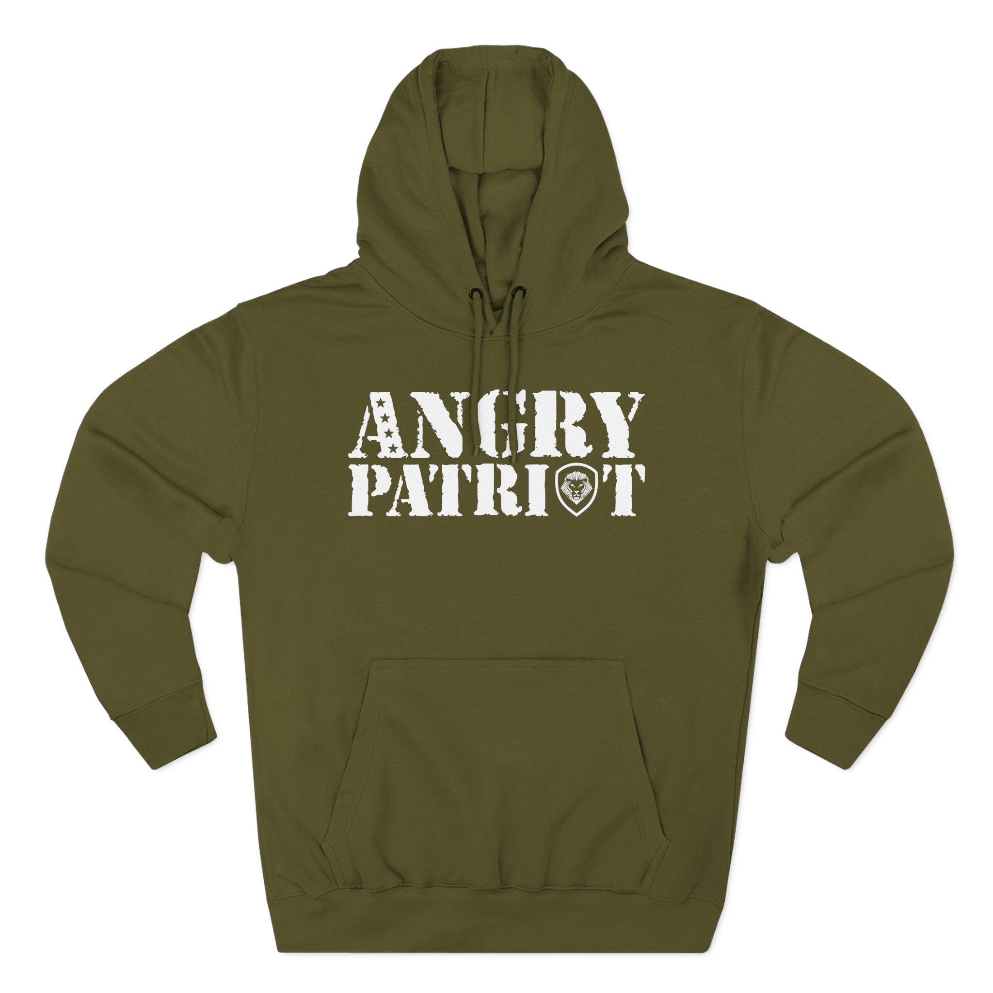 Valuetainment Angry Patriot Three-Panel Fleece Hoodie
