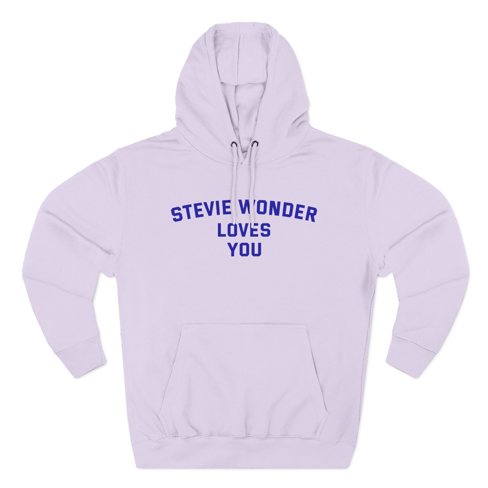 Stevie Wonder Loves You Three-Panel Fleece Hoodie