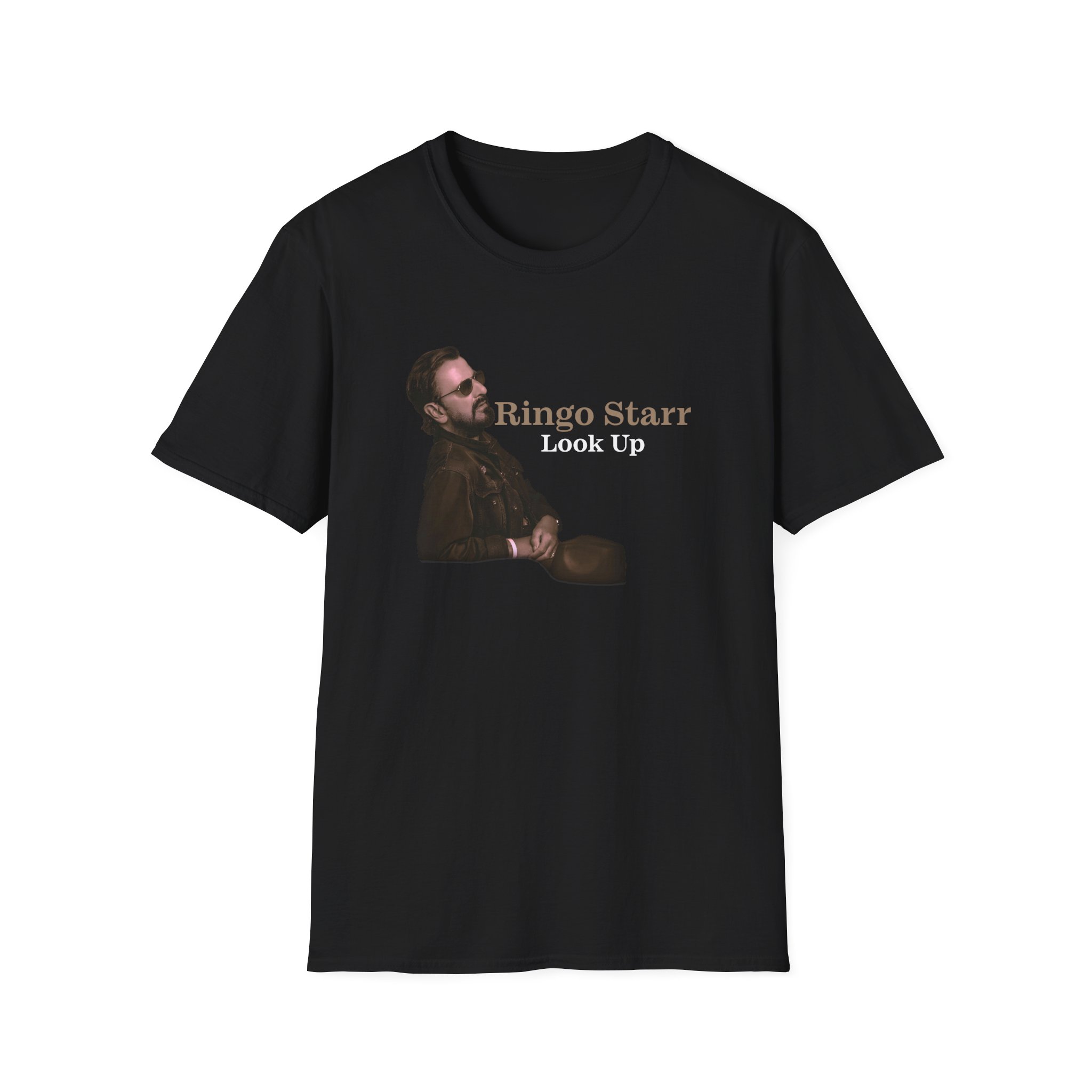 Ringo Starr Look Up Unisex Softstyle T-Shirt