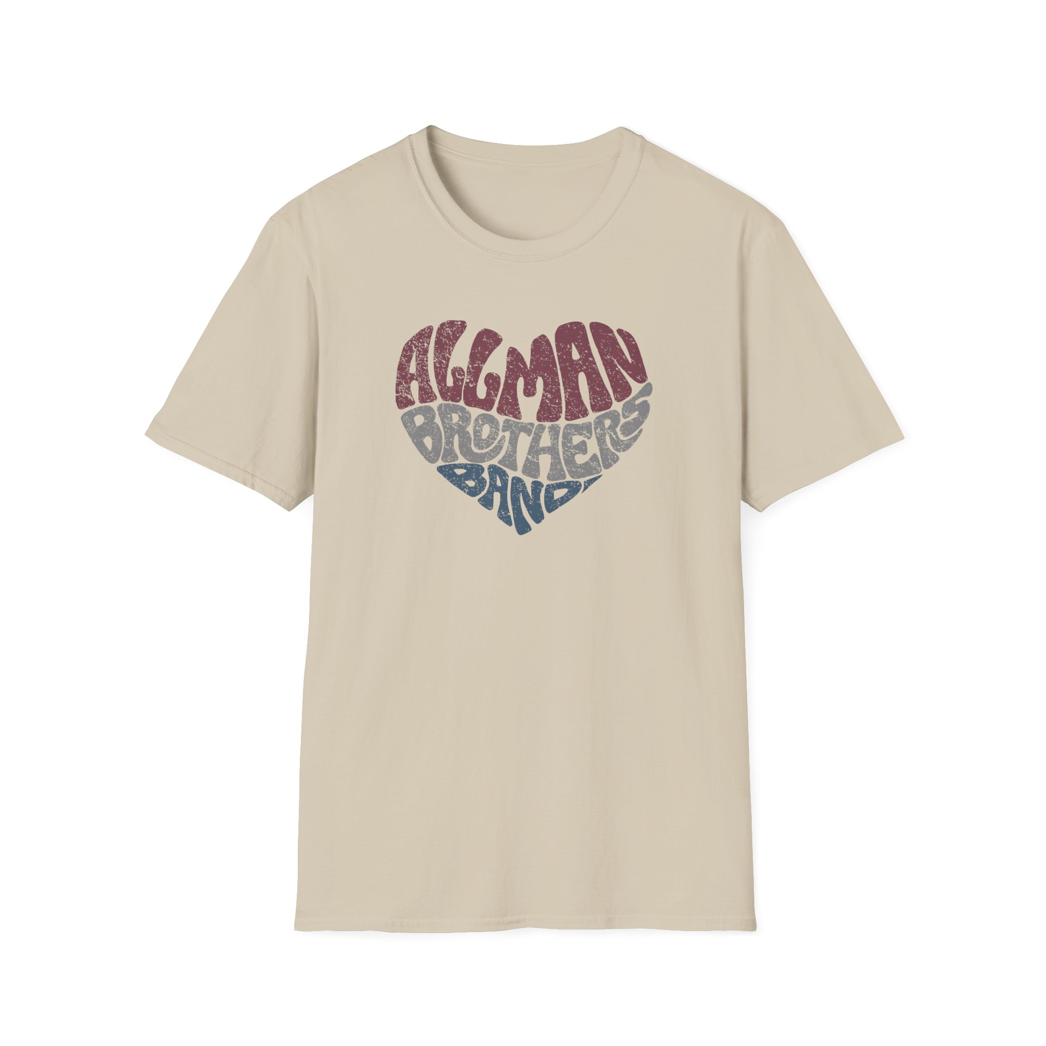 The Allman Brothers Heart Unisex Softstyle T-Shirt