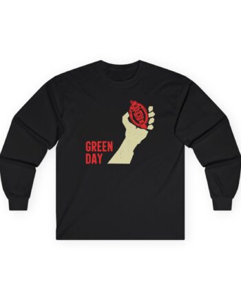 Green Day Dickies Heart Grenade Unisex Ultra Cotton Long Sleeve Tee