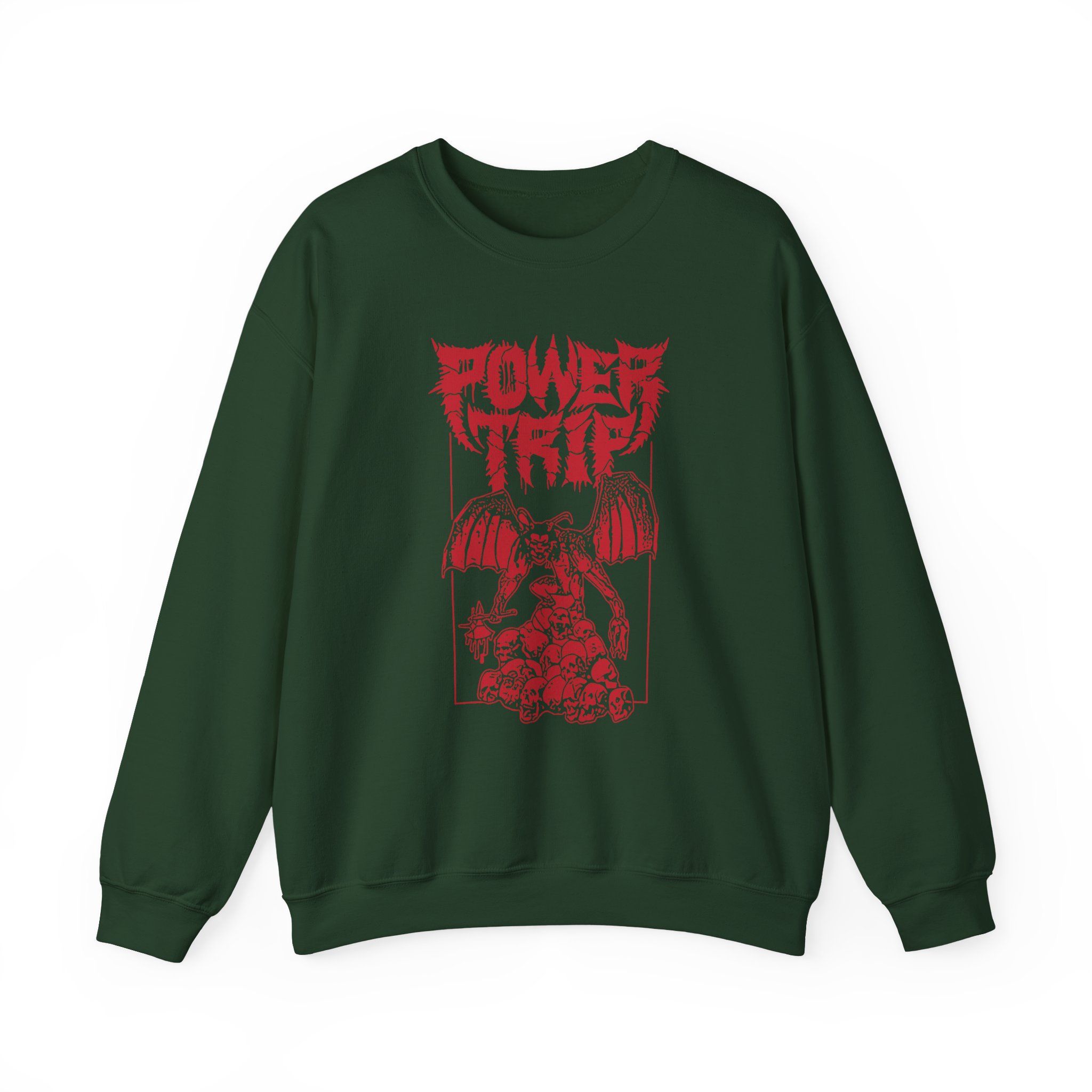 Power Trip Gargoyle Unisex Heavy Blendâ„¢ Crewneck Sweatshirt