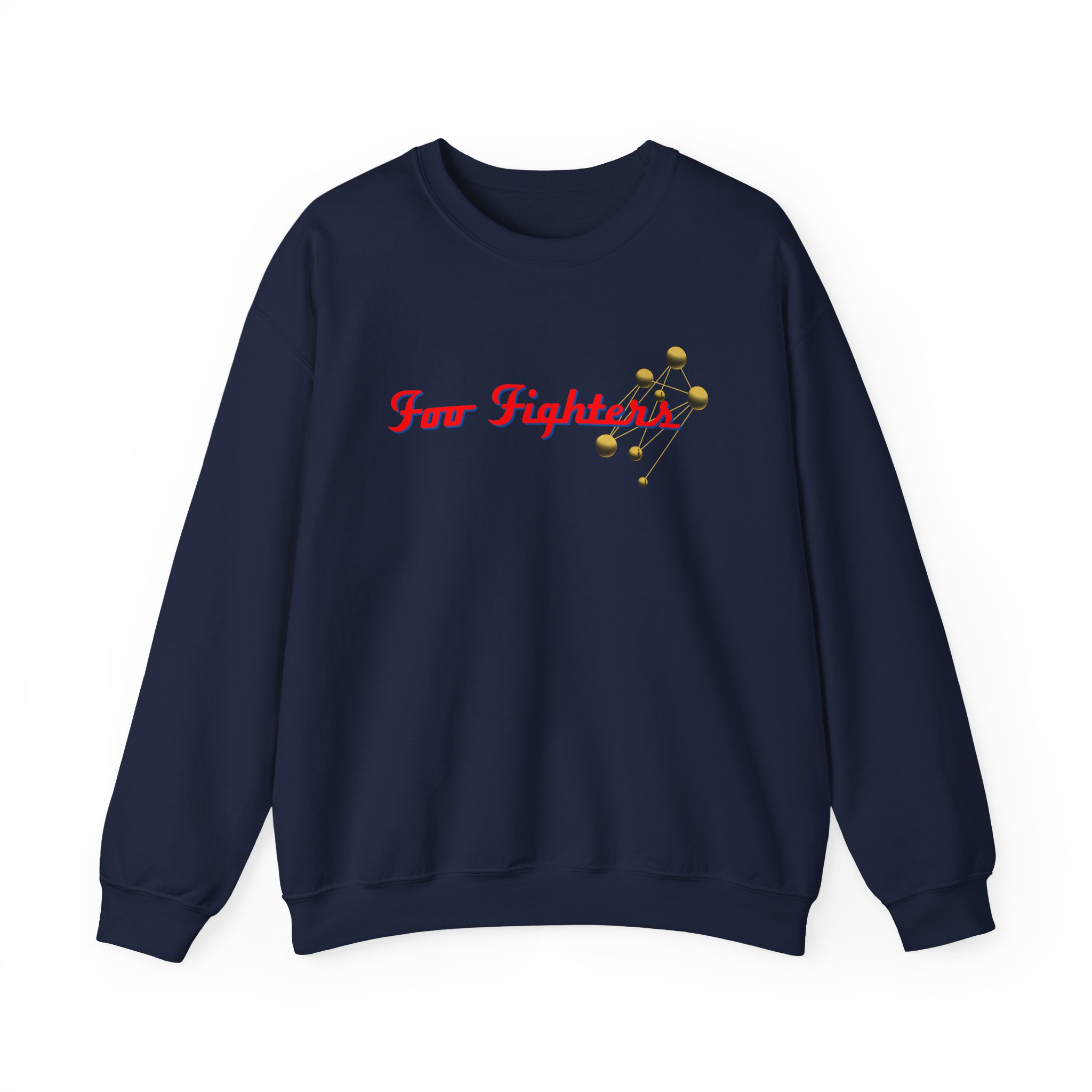 Foo Fighters Molecules Unisex Heavy Blendâ„¢ Crewneck Sweatshirt