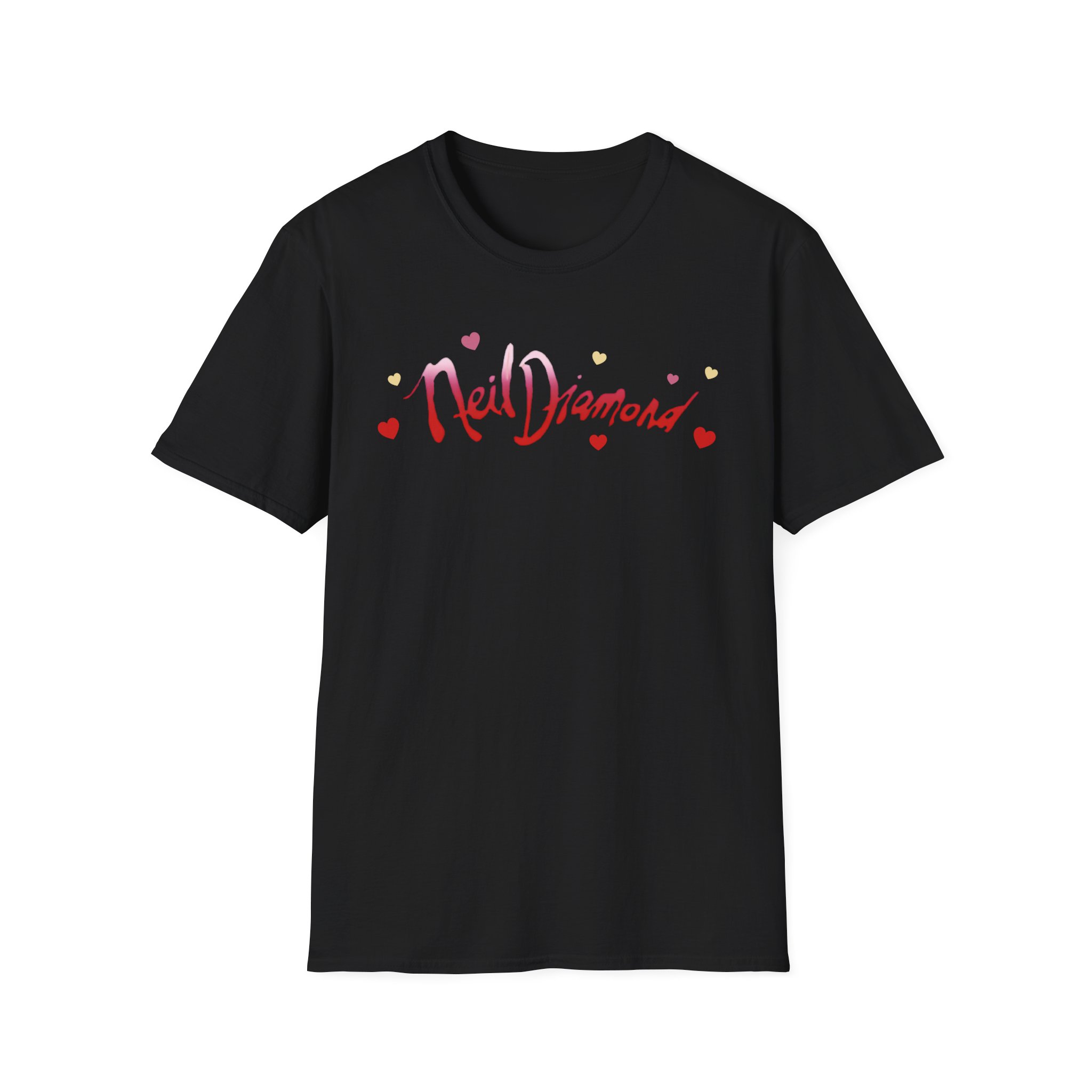 Neil Diamond Logo Heart Unisex Softstyle T-Shirt