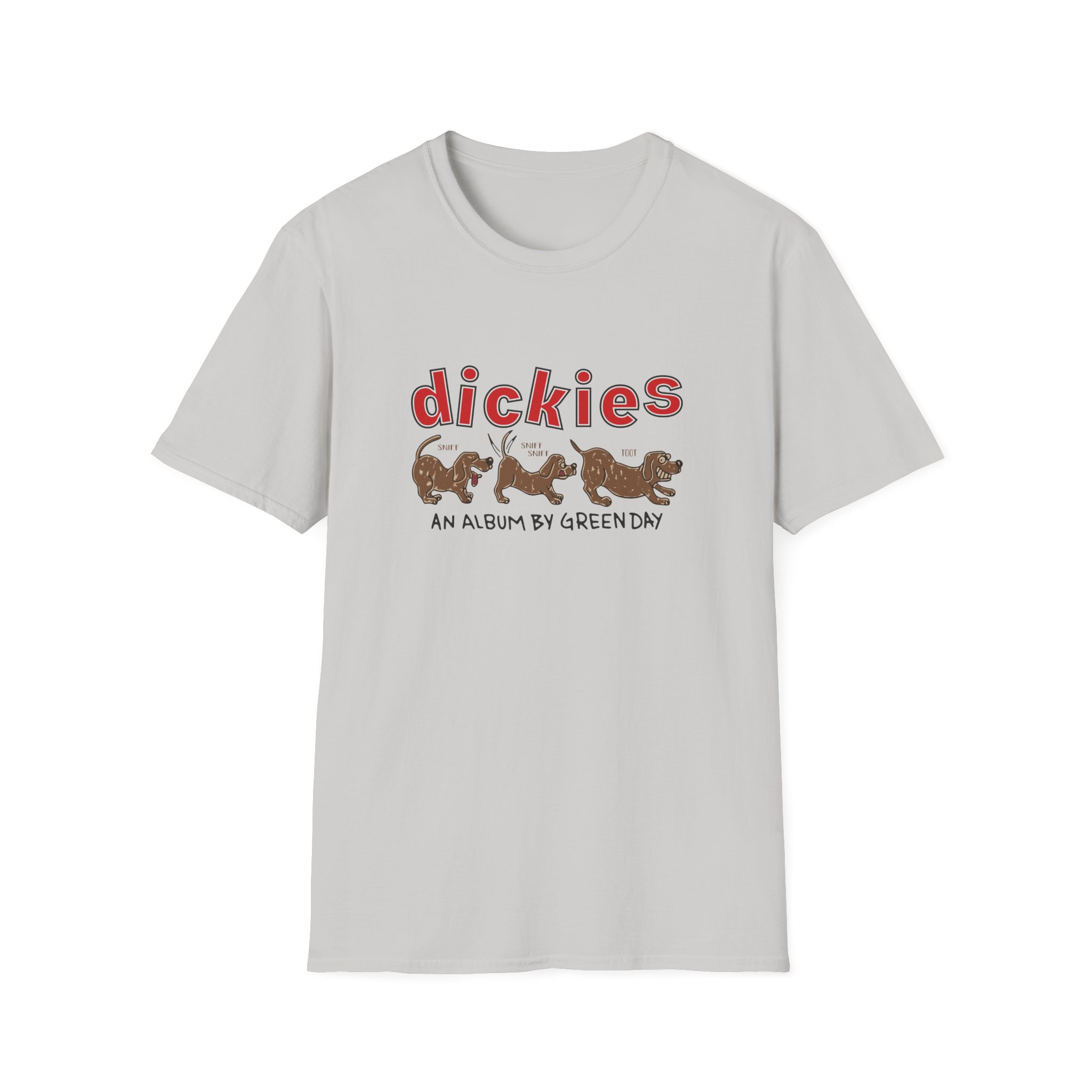Green Day Dookie Dogs Unisex Softstyle T-Shirt