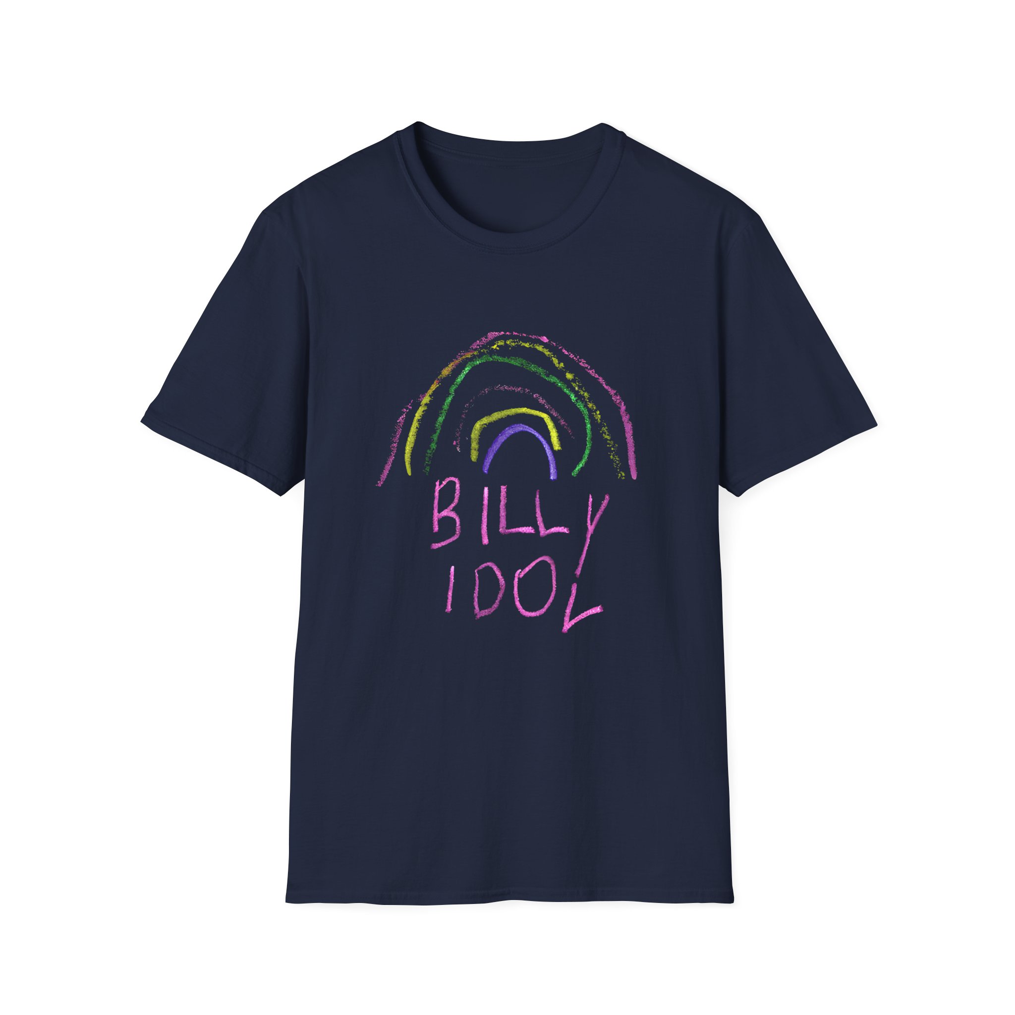 Billy Idol Rainbow Unisex Softstyle T-Shirt