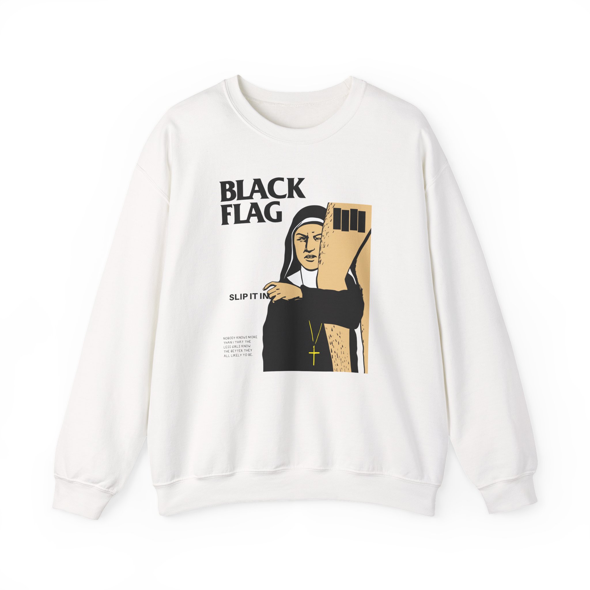 Black Flag Slip It in Unisex Heavy Blendâ„¢ Crewneck Sweatshirt