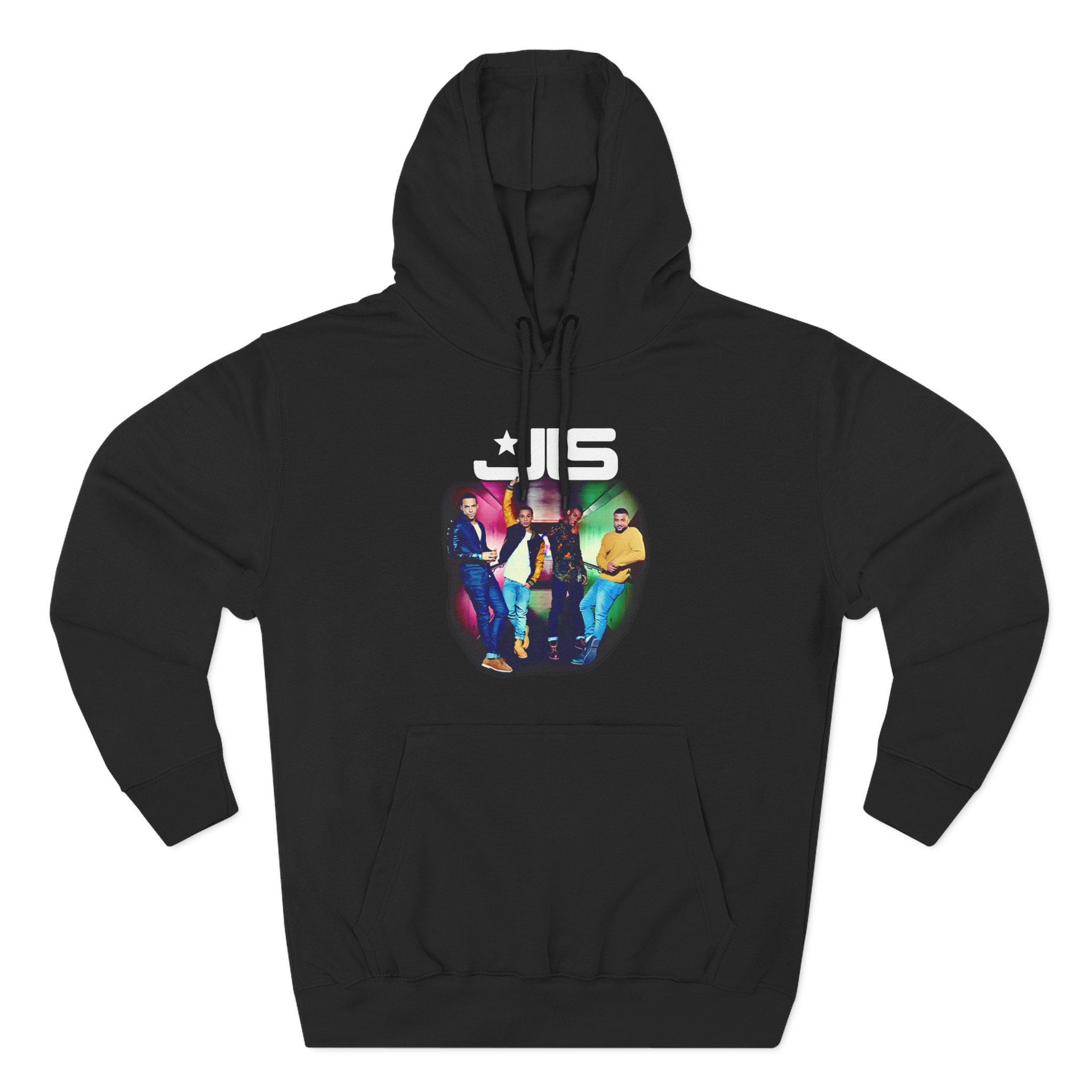 JLS Retro Logo Three-Panel Fleece Hoodie
