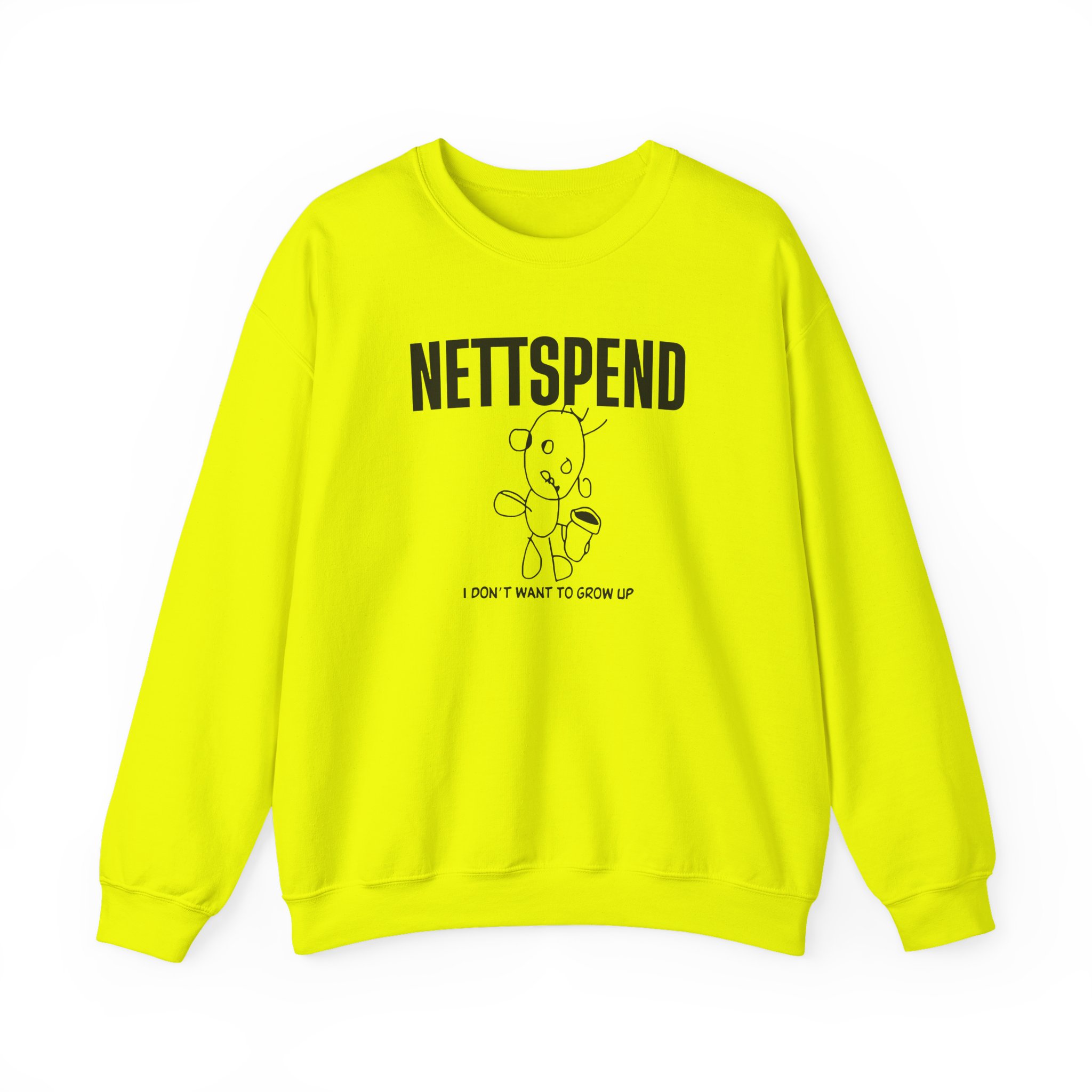 Nettspend I Dont Want to Grow Up Unisex Heavy Blendâ„¢ Crewneck Sweatshirt