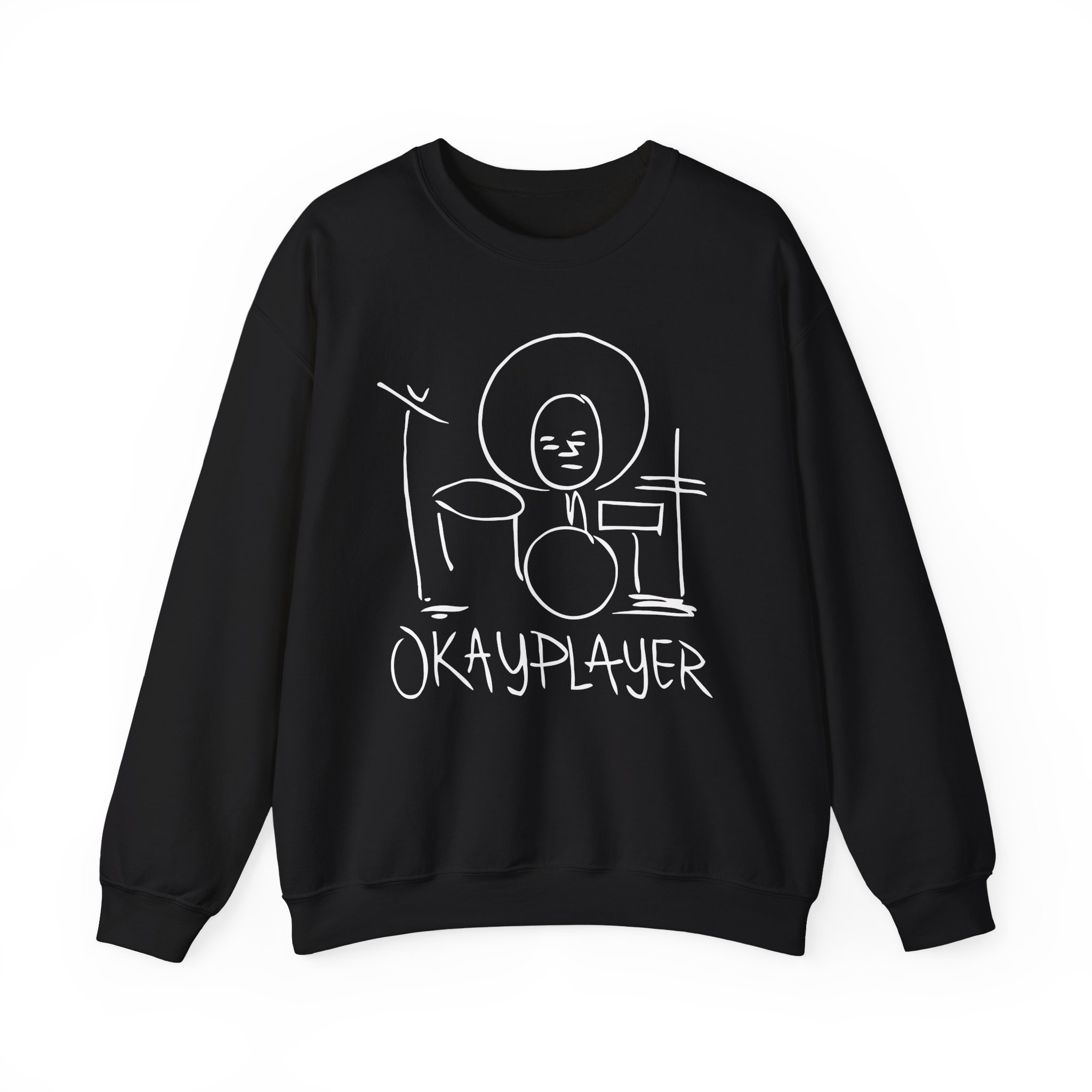 The Roots Questlove Fancy Signature Unisex Heavy Blendâ„¢ Crewneck Sweatshirt