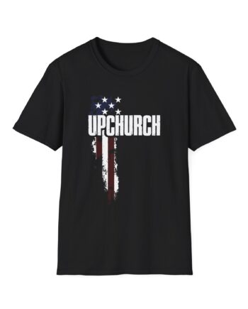 Upchurch Family American Flag Graphic Unisex Softstyle T-Shirt
