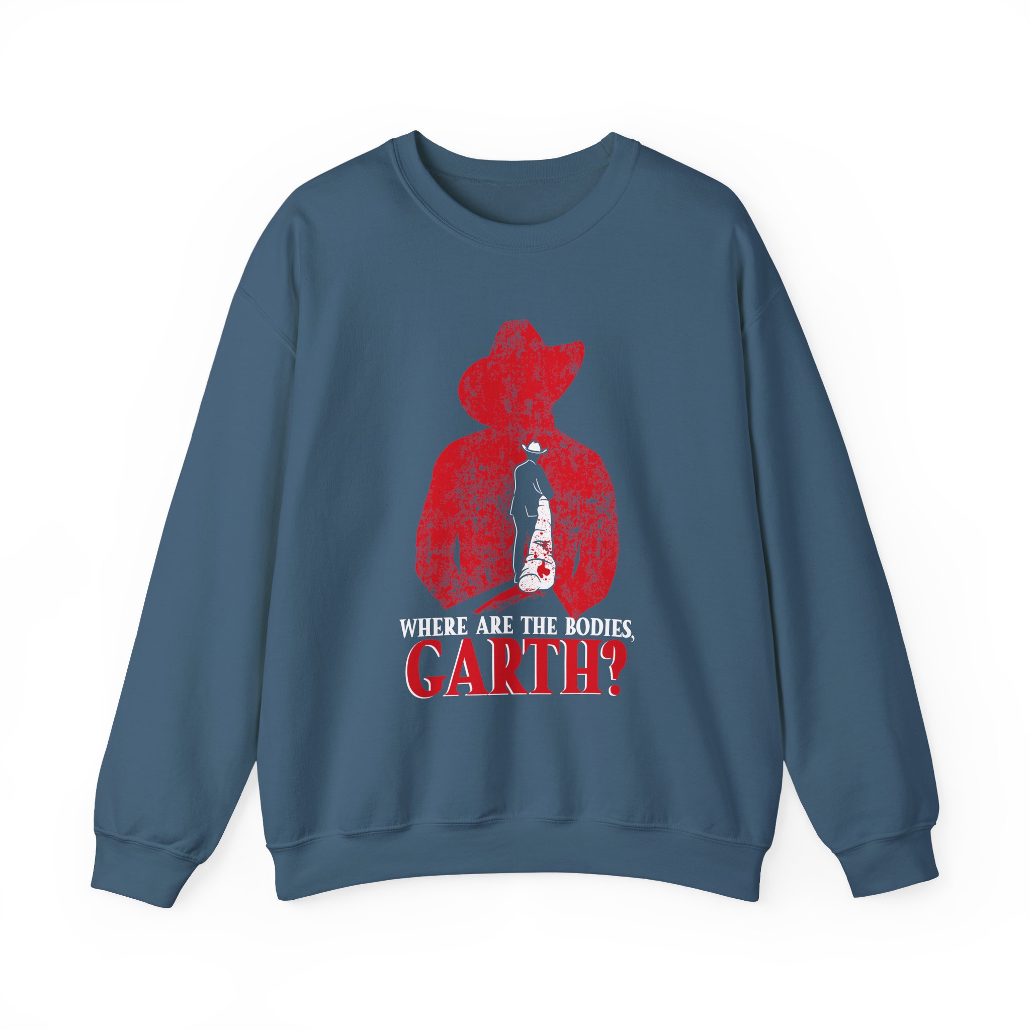 Ymh Where Are The Bodies, Garth? Unisex Heavy Blendâ„¢ Crewneck Sweatshirt