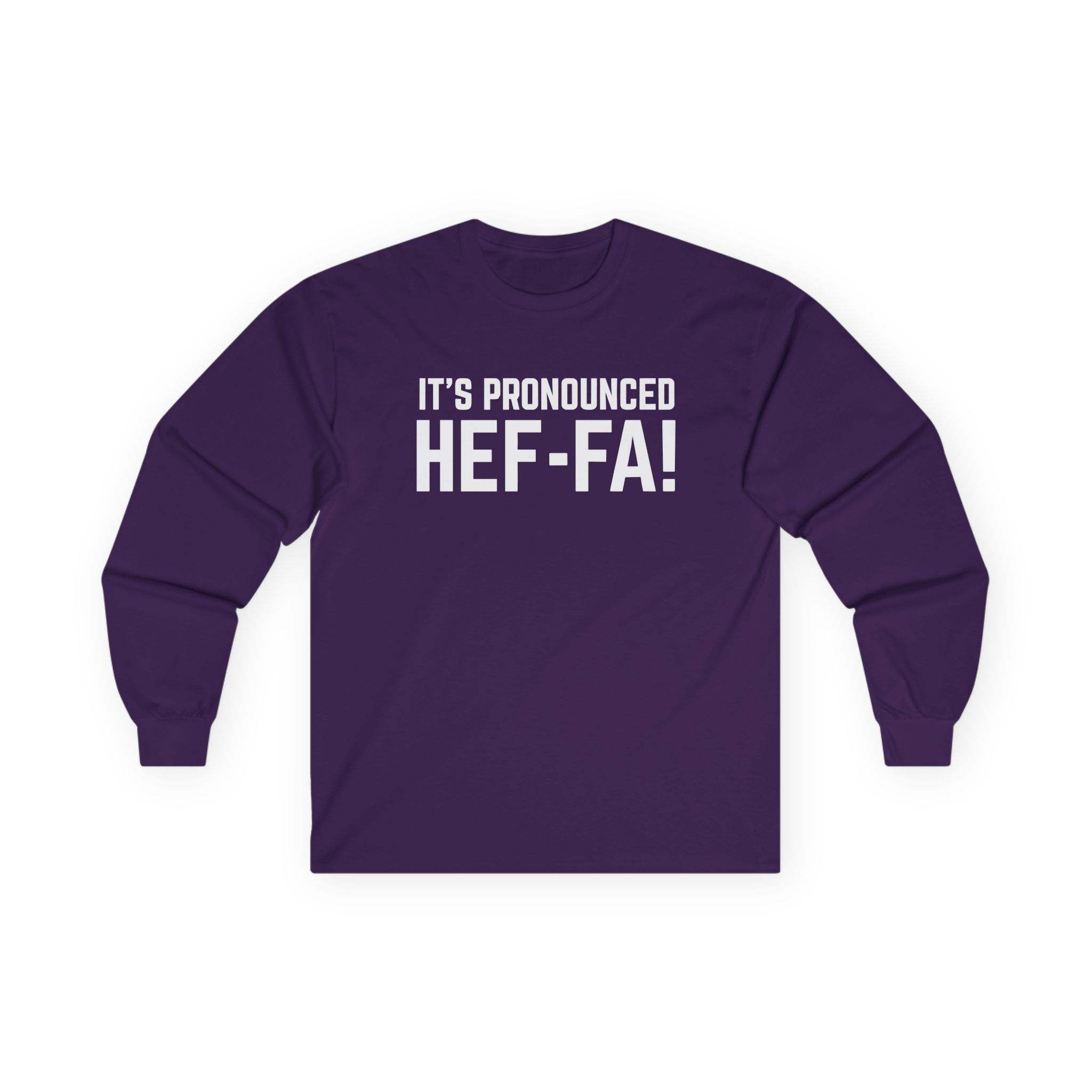 Hef Unisex Ultra Cotton Long Sleeve Tee