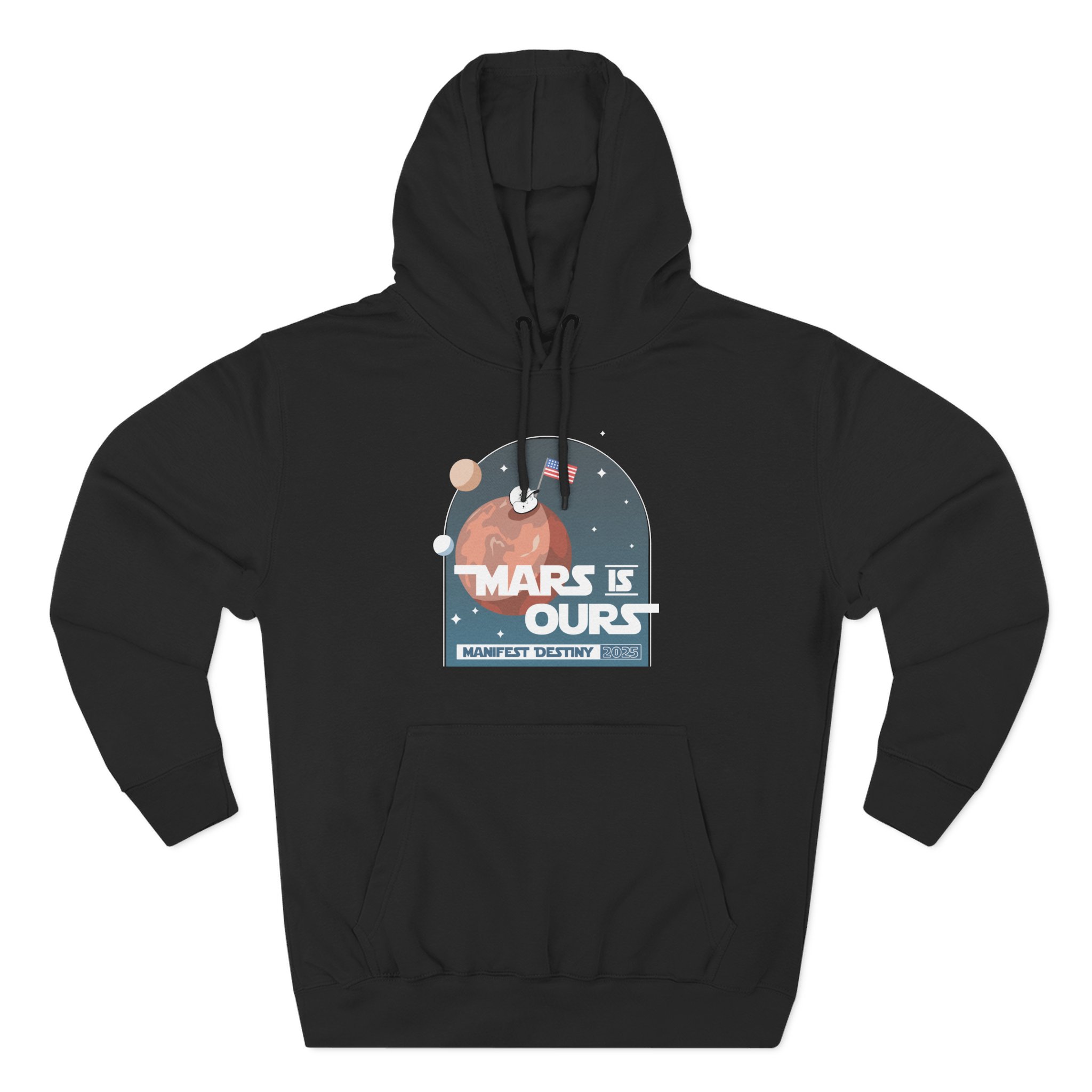 Mister Metokur Mars is Ours Three-Panel Fleece Hoodie