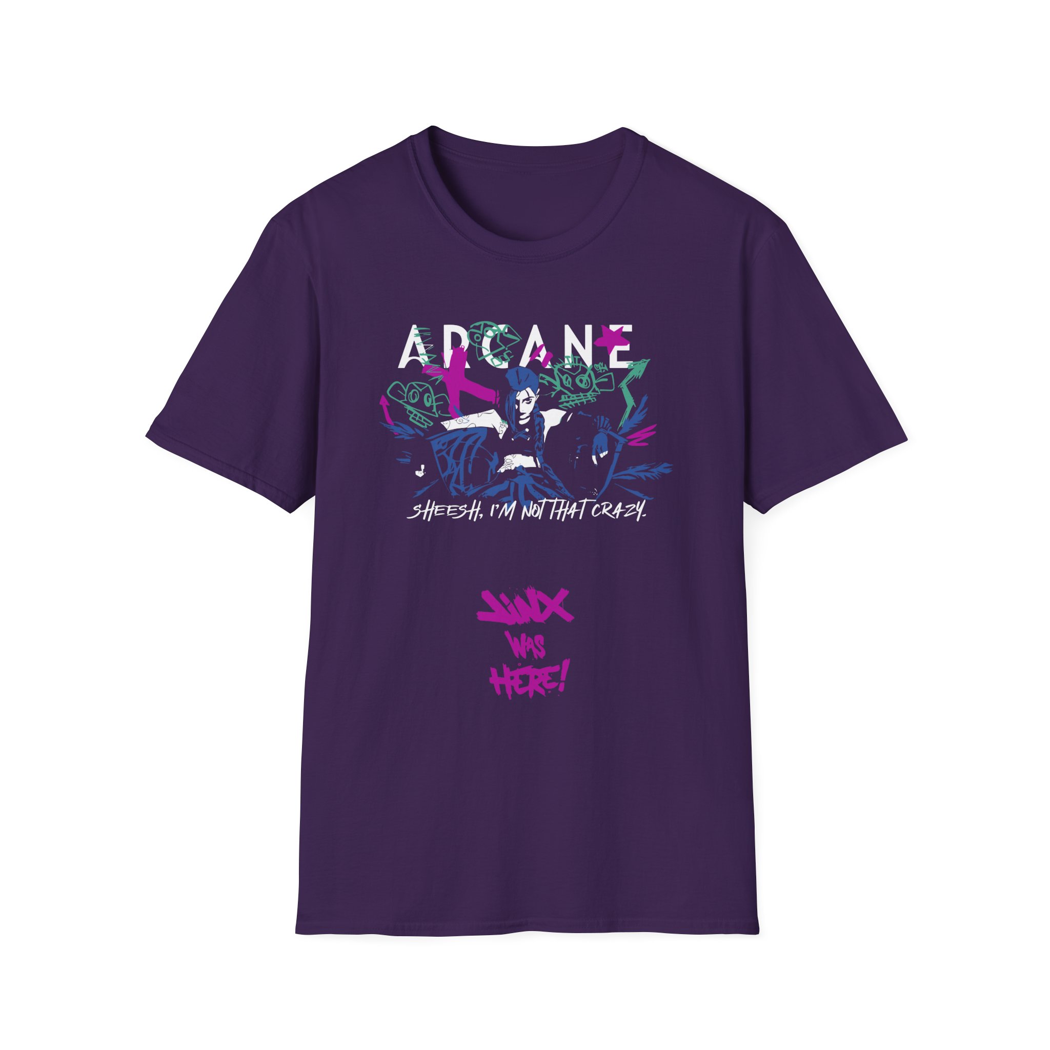 Jinx Arcane Unisex Softstyle T-Shirt