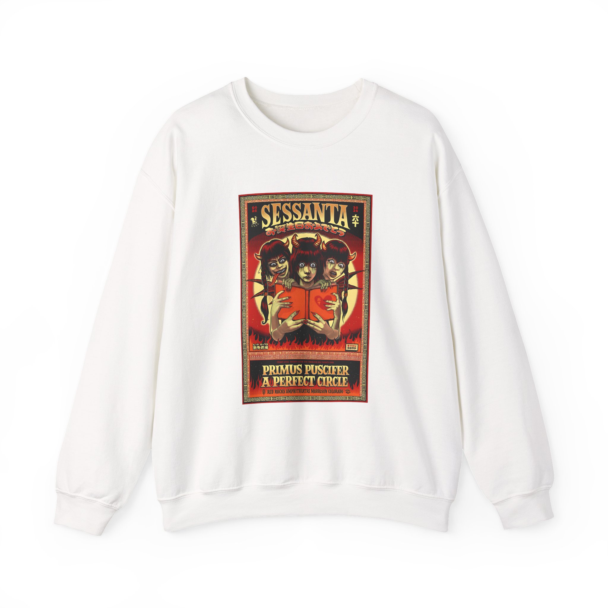 A Perfect Circle Sessanta Wintrust Arena, Chicago Unisex Heavy Blendâ„¢ Crewneck Sweatshirt