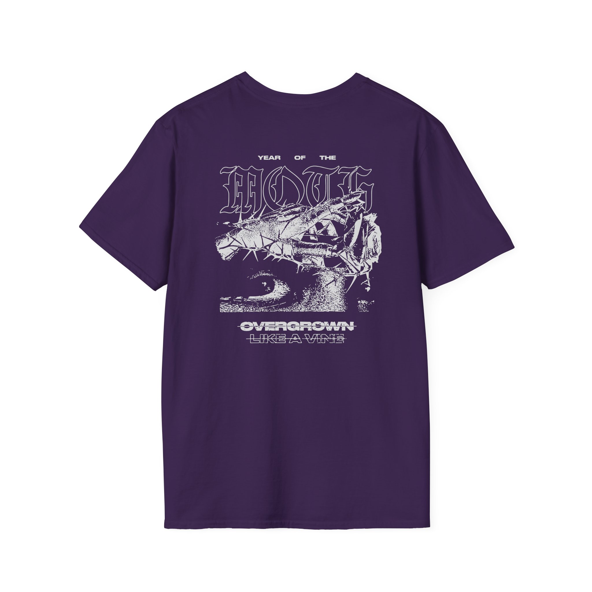 Like Moths to Flames Overgrown Unisex Softstyle T-Shirt
