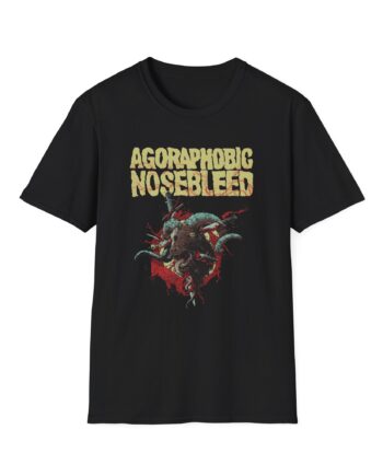 Agoraphobic Nosebleed Goat Head Unisex Softstyle T-Shirt