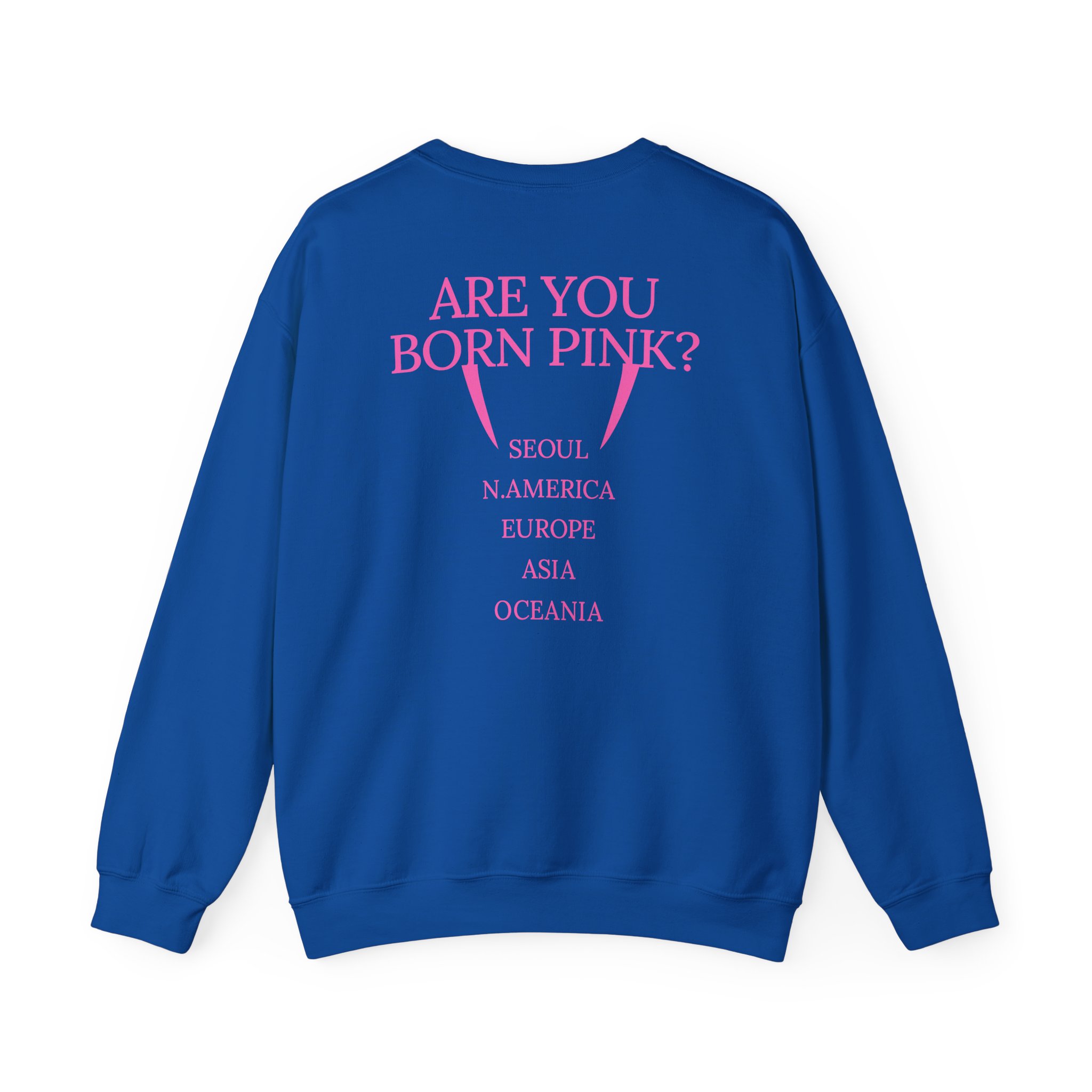 B Are You Born Pink Unisex Heavy Blendâ„¢ Crewneck Sweatshirt